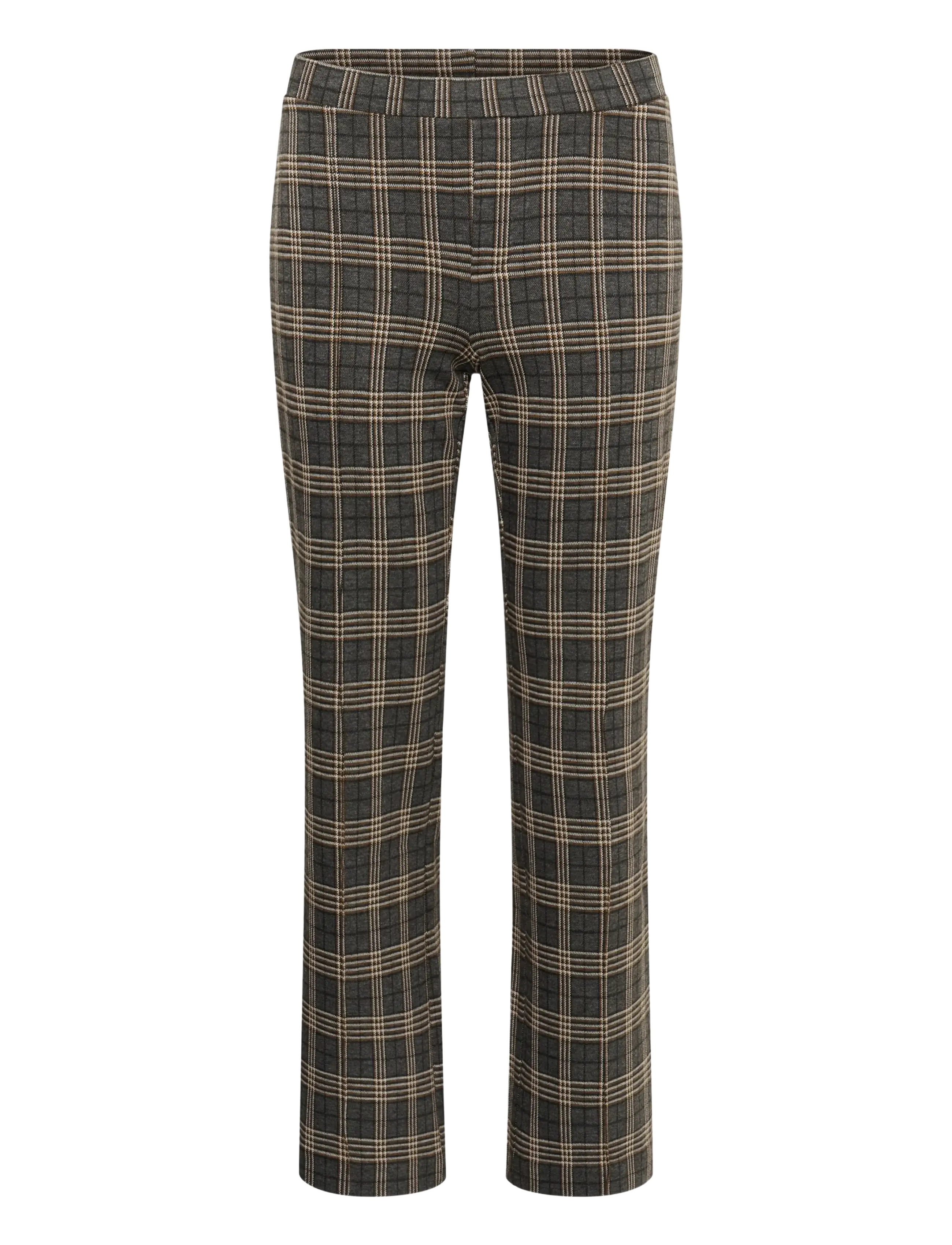 Part Two - PontasPW Pants - hose mit geradem bein - grey big check - 1