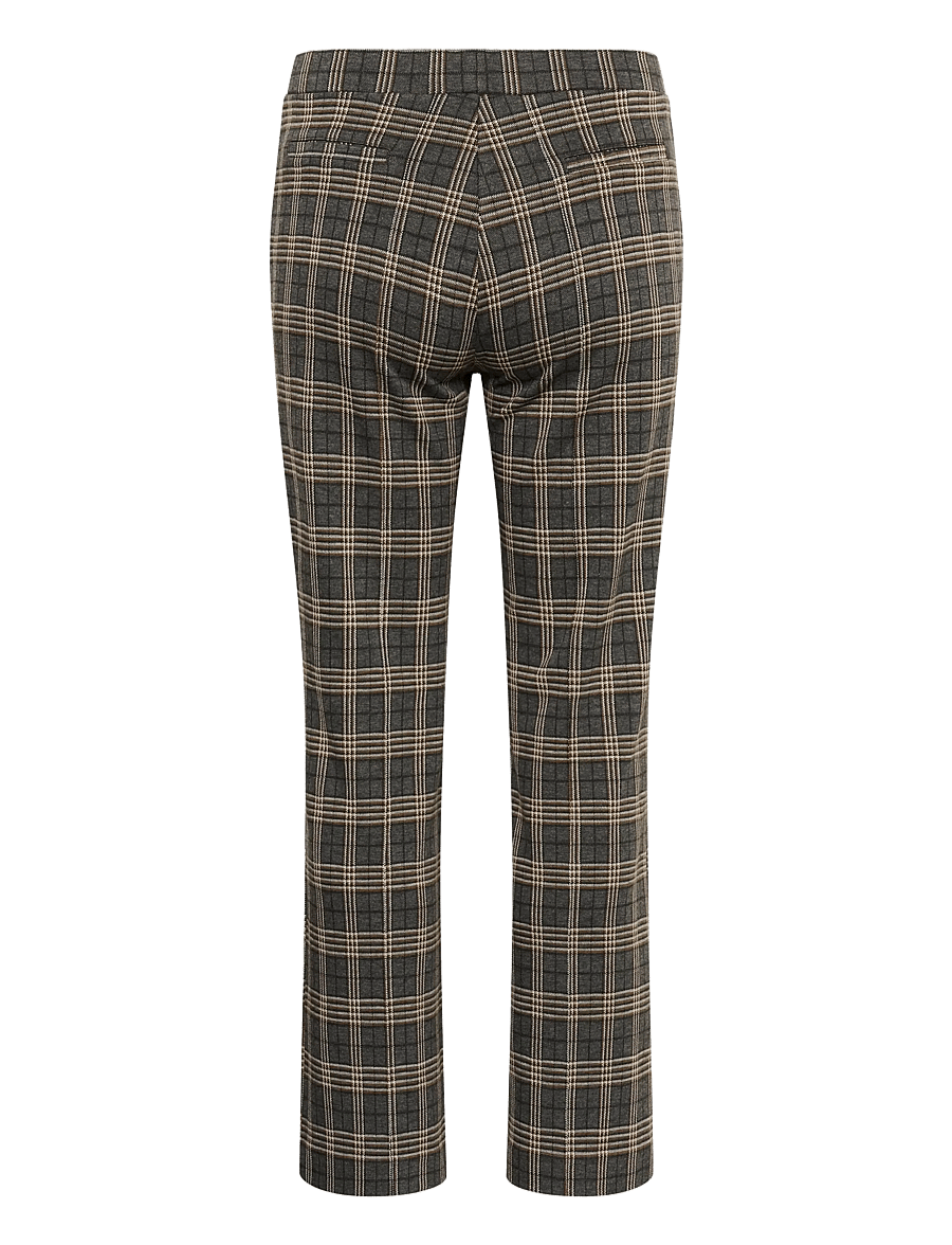 Part Two - PontasPW Pants - straight leg trousers - grey big check - 2