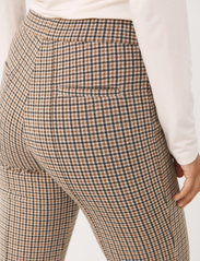 Part Two - PontasPW PA - straight leg trousers - toasted coconut check - 5