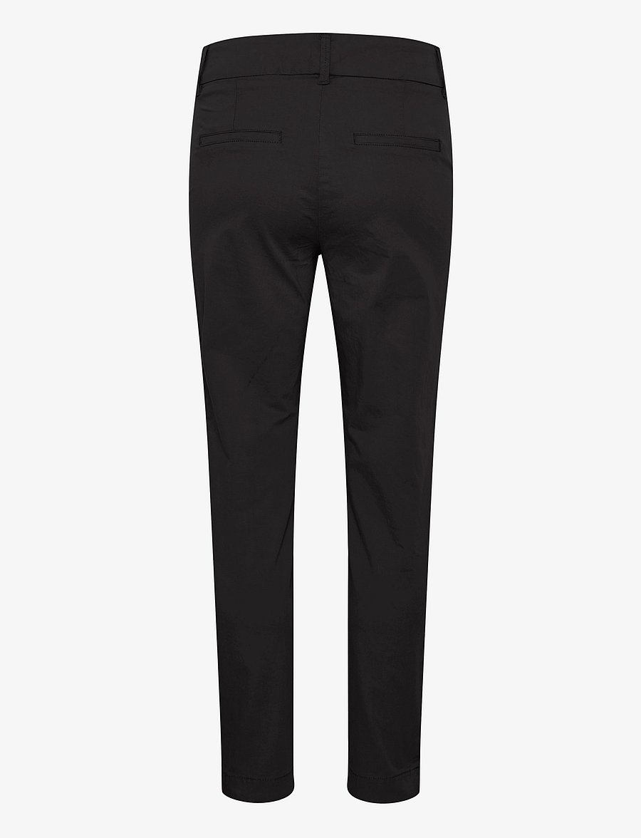 Part Two - SoffysPW Fitted chino pants - slim-fit hosen - black - 2
