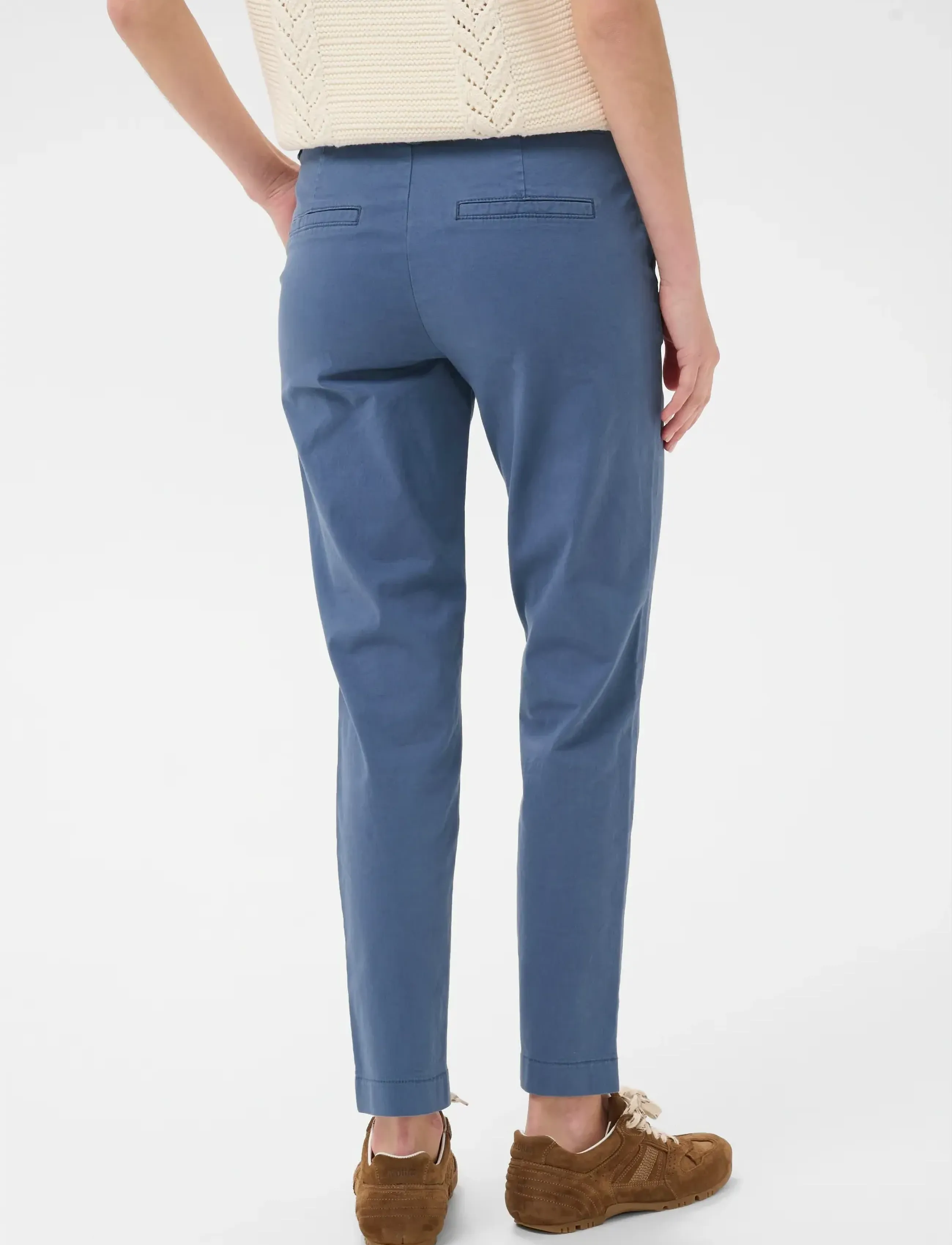 Part Two - SoffysPW Fitted chino pants - kitsalõikelised püksid - blue indigo - 4