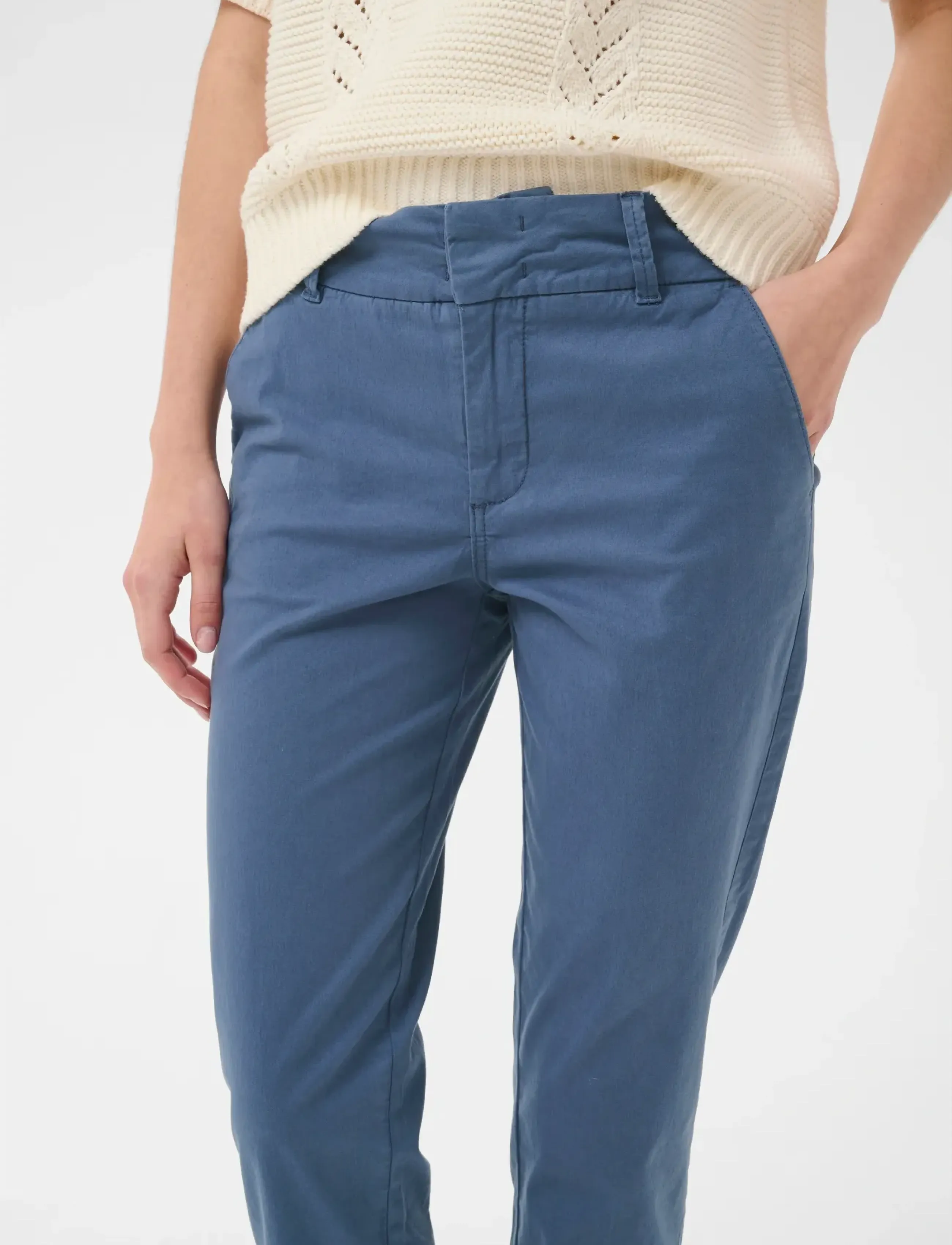 Part Two - SoffysPW Fitted chino pants - kitsalõikelised püksid - blue indigo - 5