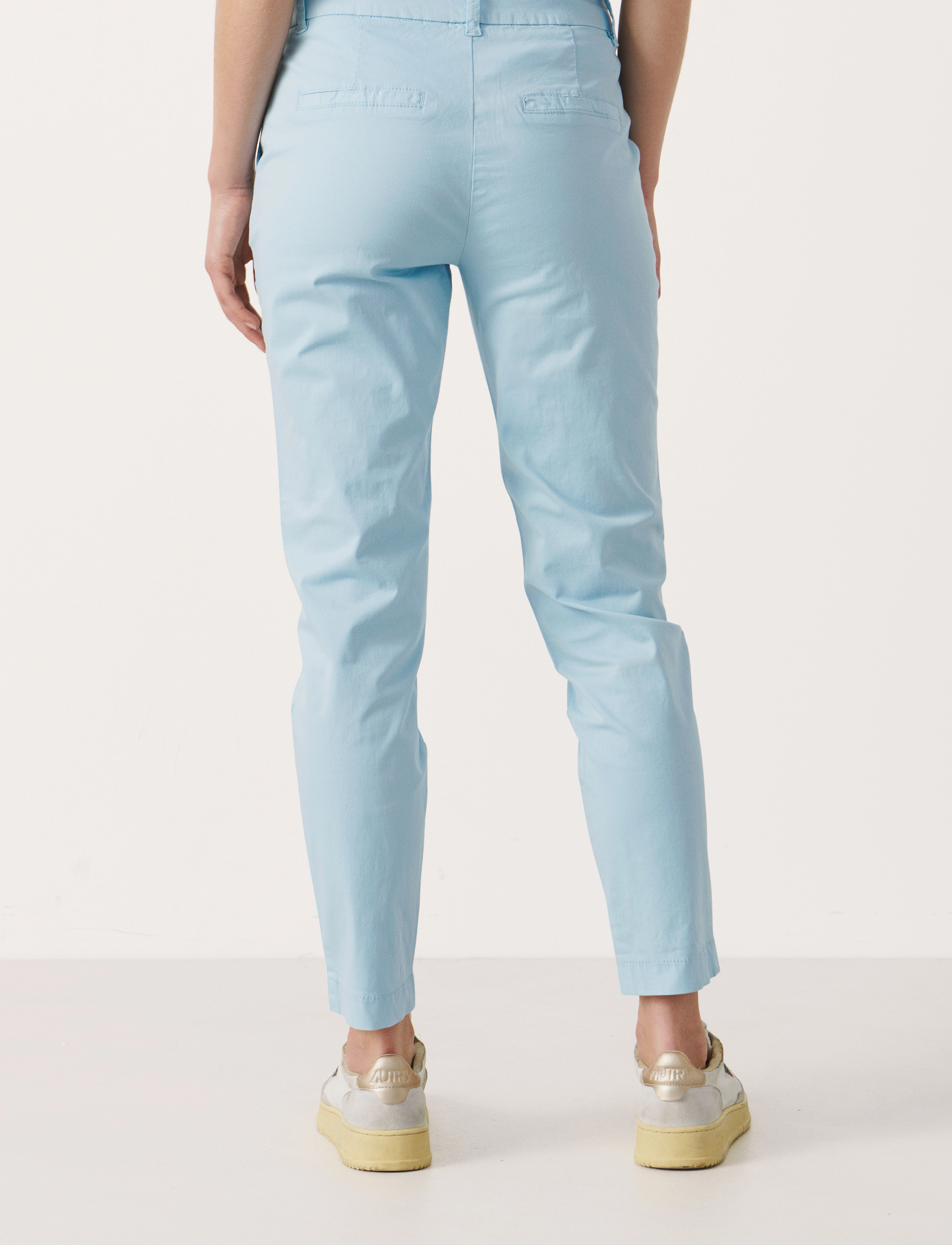 Part Two - SoffysPW Fitted chino pants - kitsalõikelised püksid - crystal blue - 4