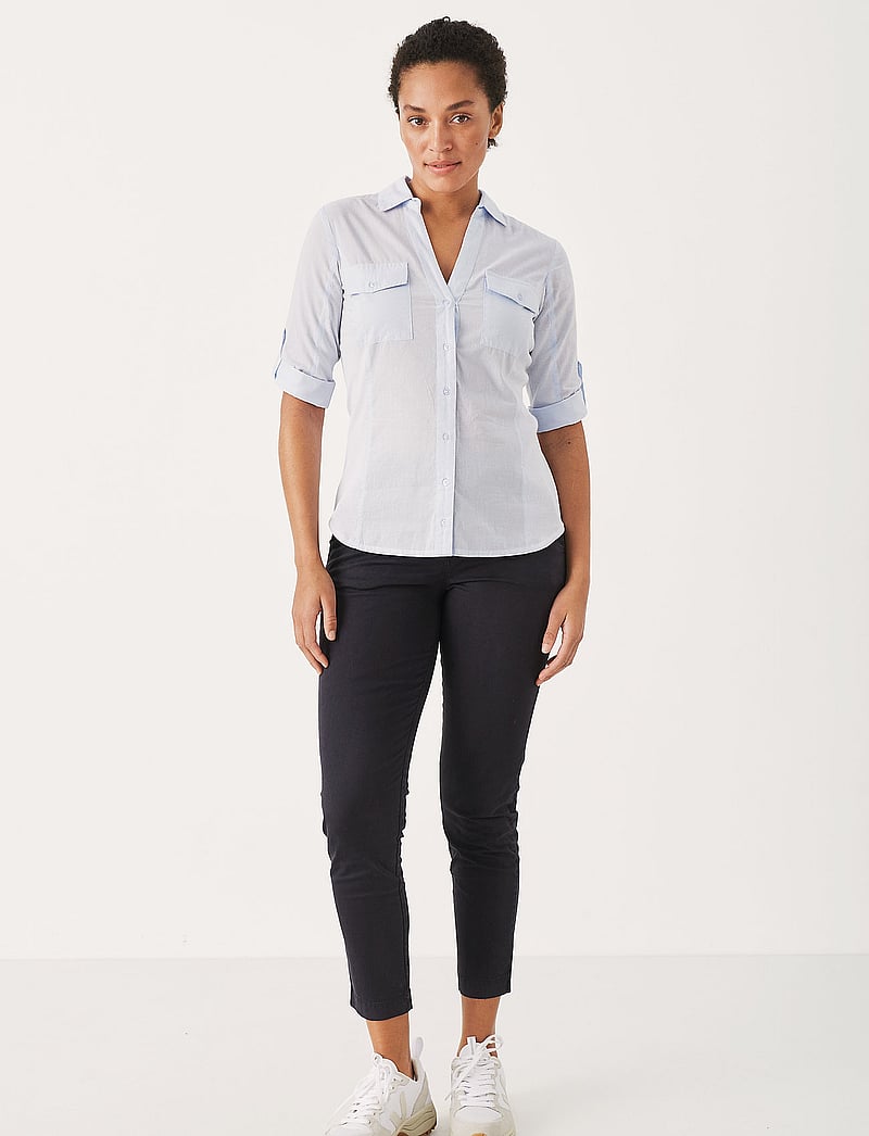 Part Two - SoffysPW Pants - slim fit trousers - dark navy - 3