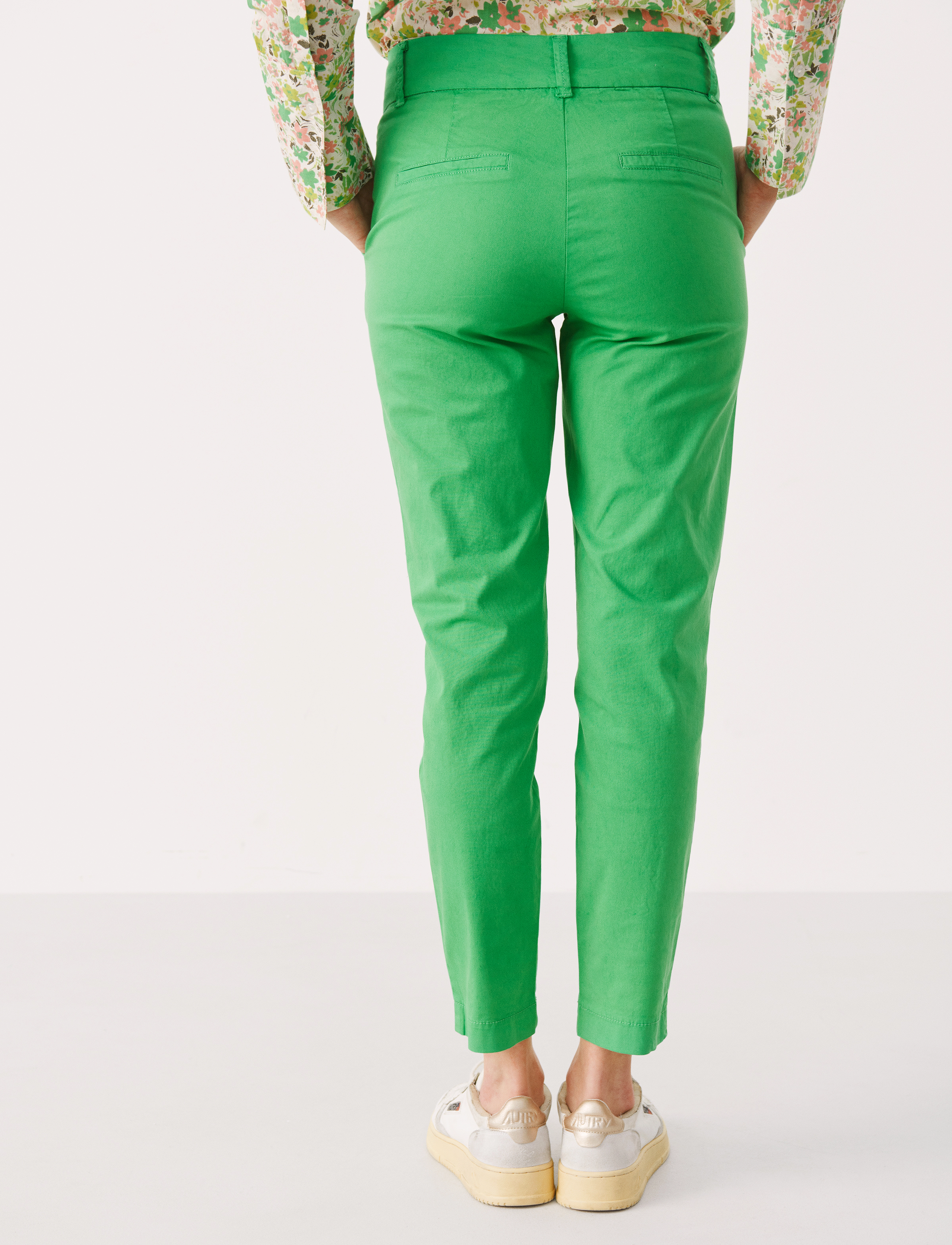 Part Two - SoffysPW Fitted chino pants - kitsalõikelised püksid - greenbriar - 4