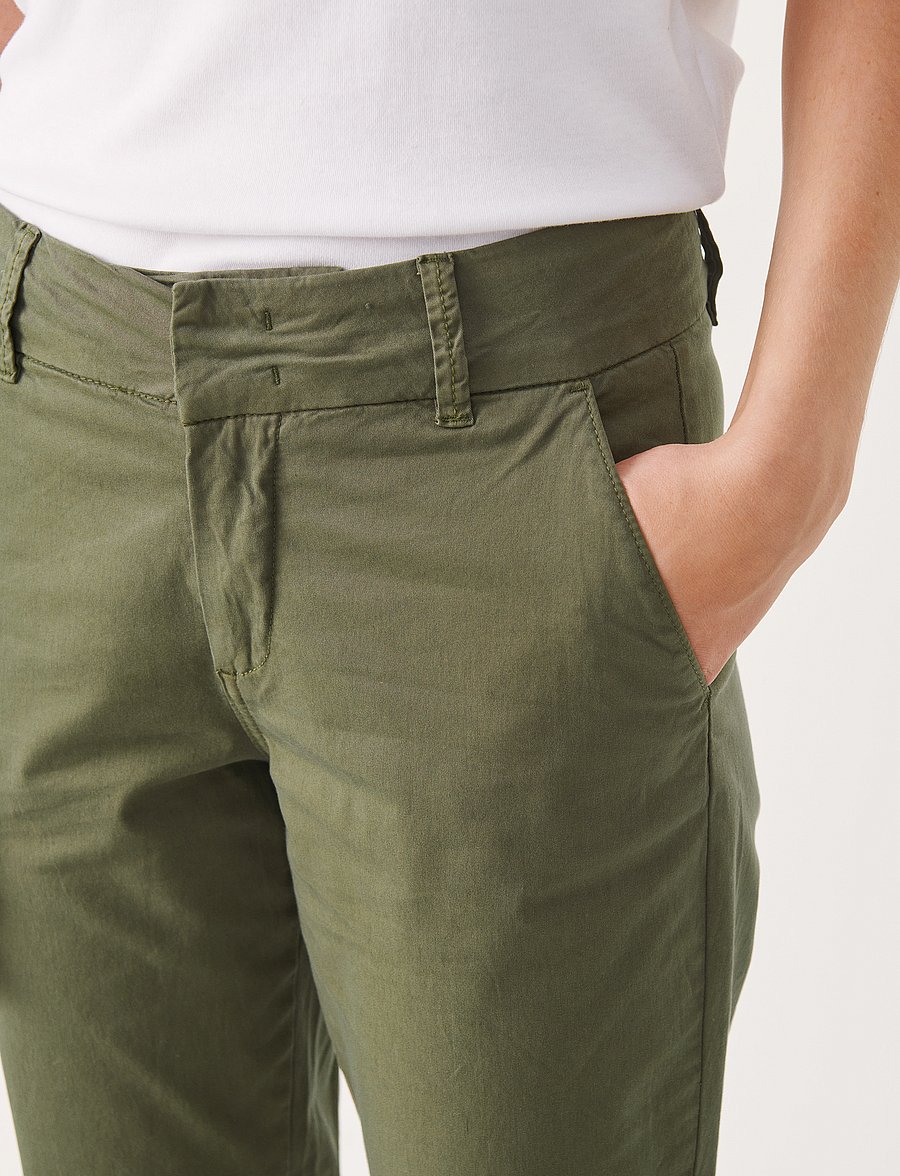 Part Two - SoffysPW Fitted chino pants - slim-fit hosen - kalamata - 5