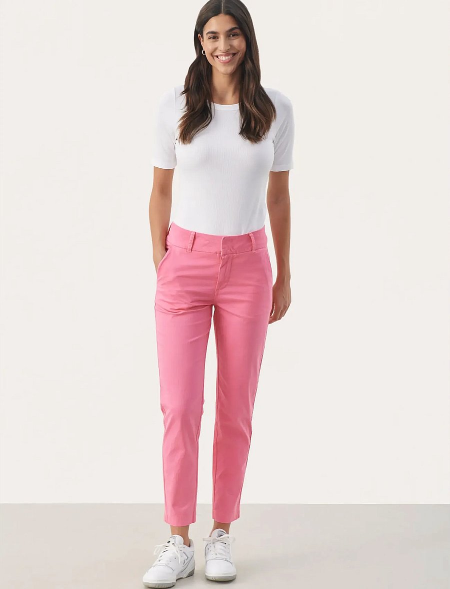 Part Two - SoffysPW Fitted chino pants - slim-fit hosen - morning glory - 3