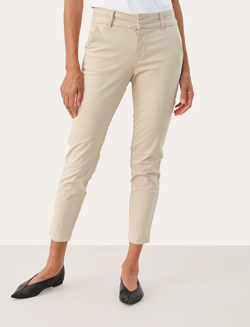 Part Two - SoffysPW Pants - slim fit hosen - white pepper - 0