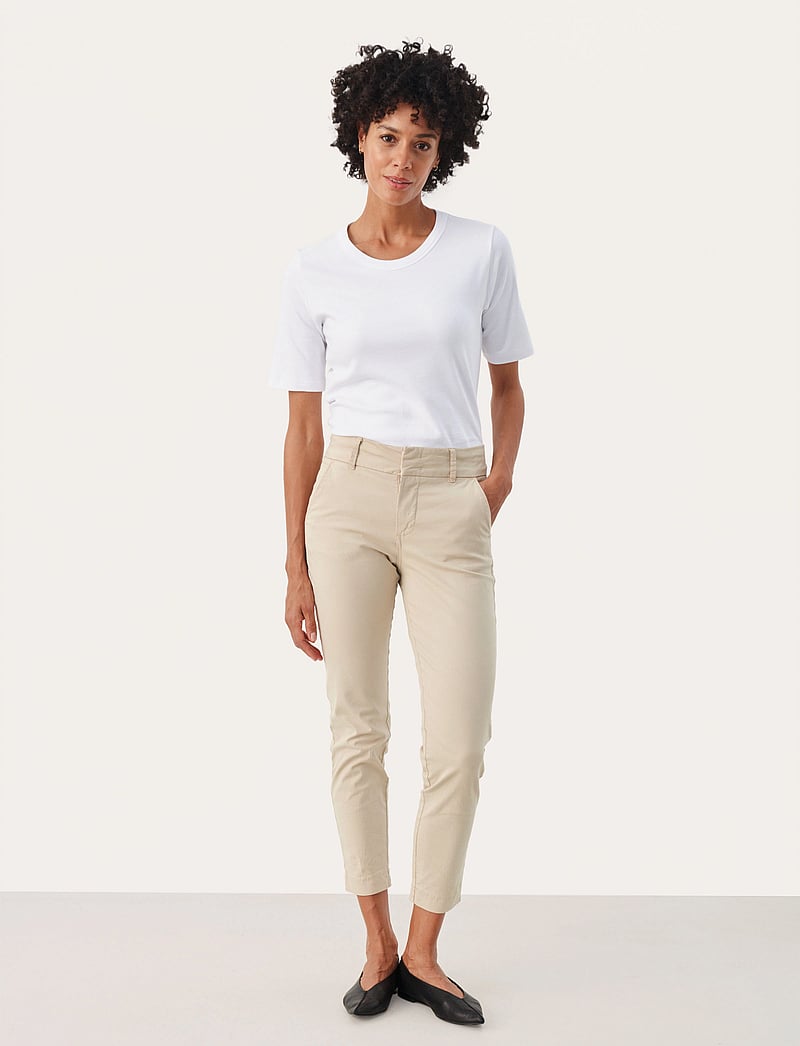 Part Two - SoffysPW Pants - slim fit hosen - white pepper - 3