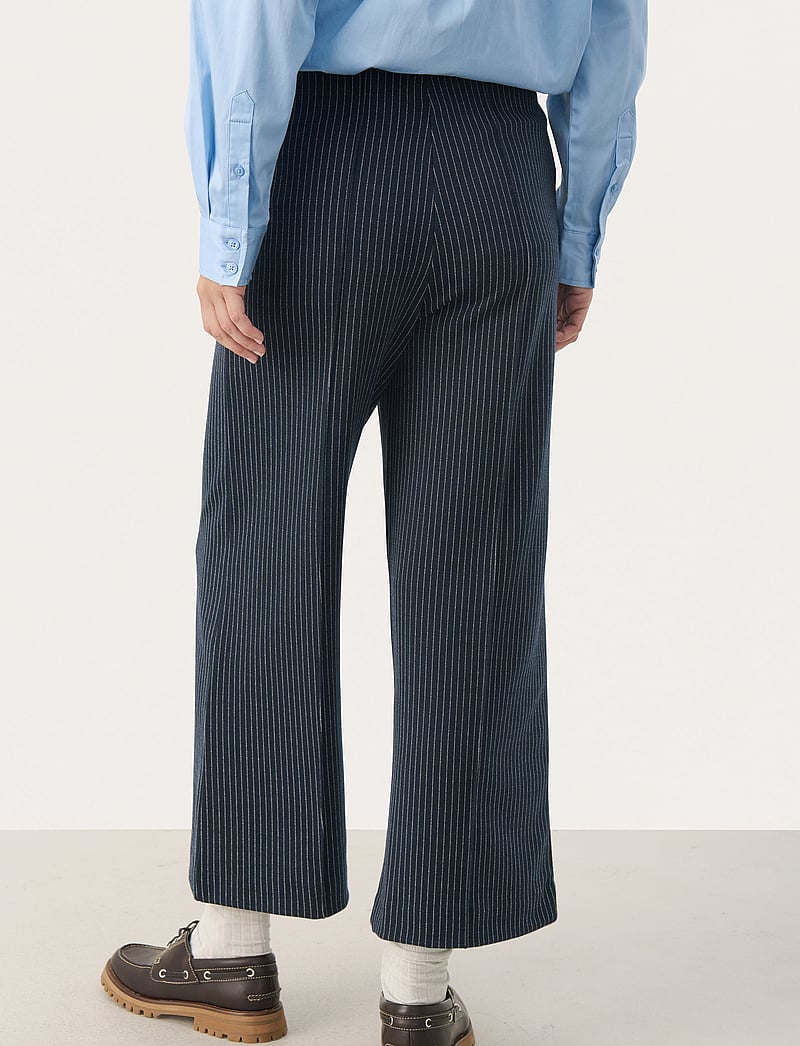 Part Two - IlisanPW PA - bukser med brede ben - dark navy pinstripe - 5