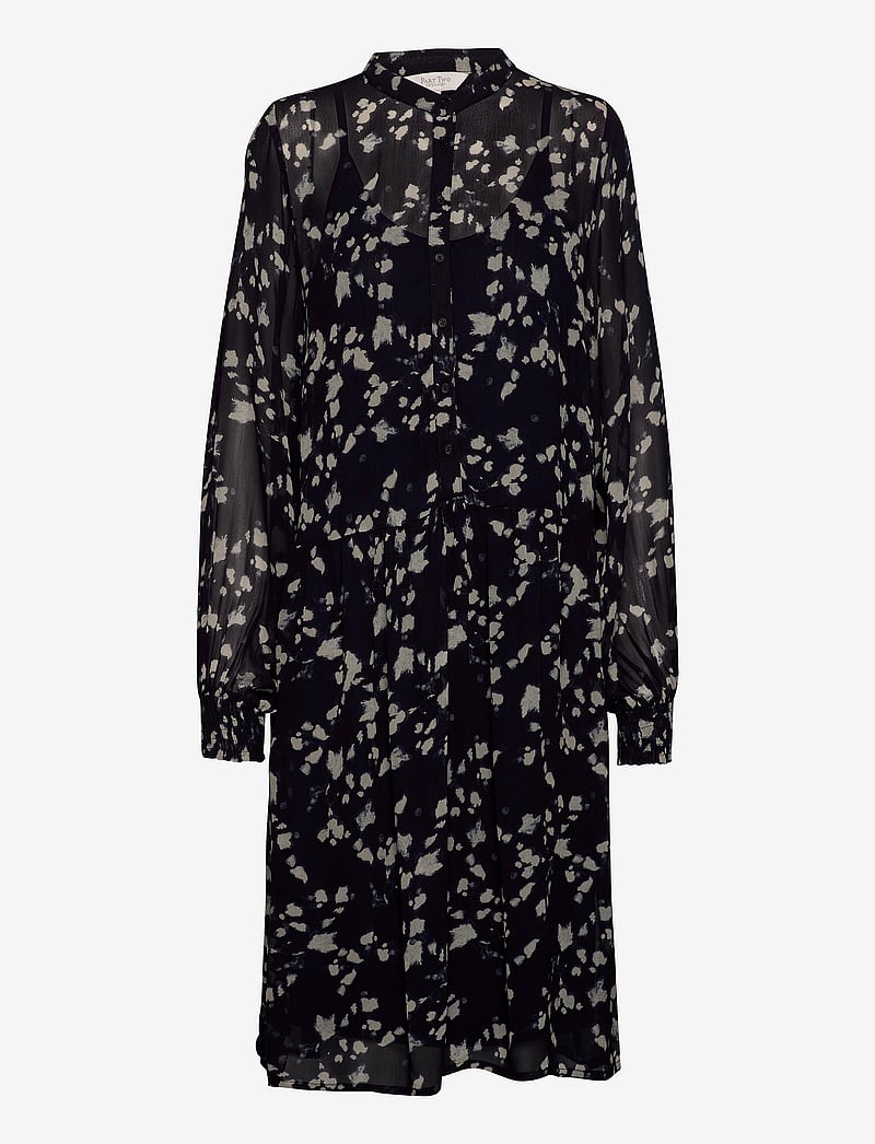 Part Two - TaniaPW DR - midikleider - abstract print, navy - 0