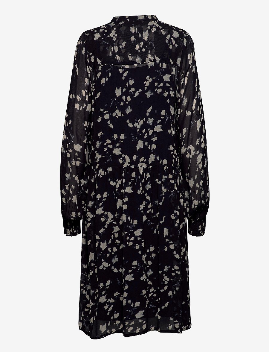 Part Two - TaniaPW DR - midi kjoler - abstract print, navy - 1