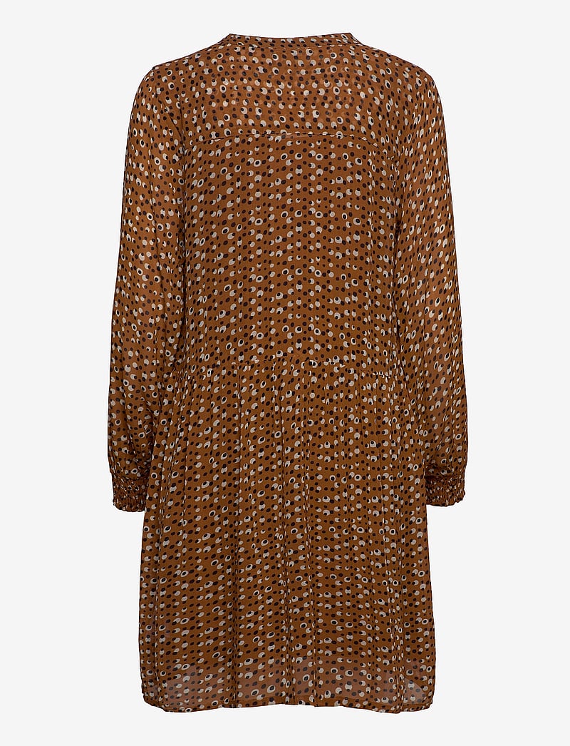 Part Two - TaniaPW DR - midikleidid - dot print, hazel brown - 1