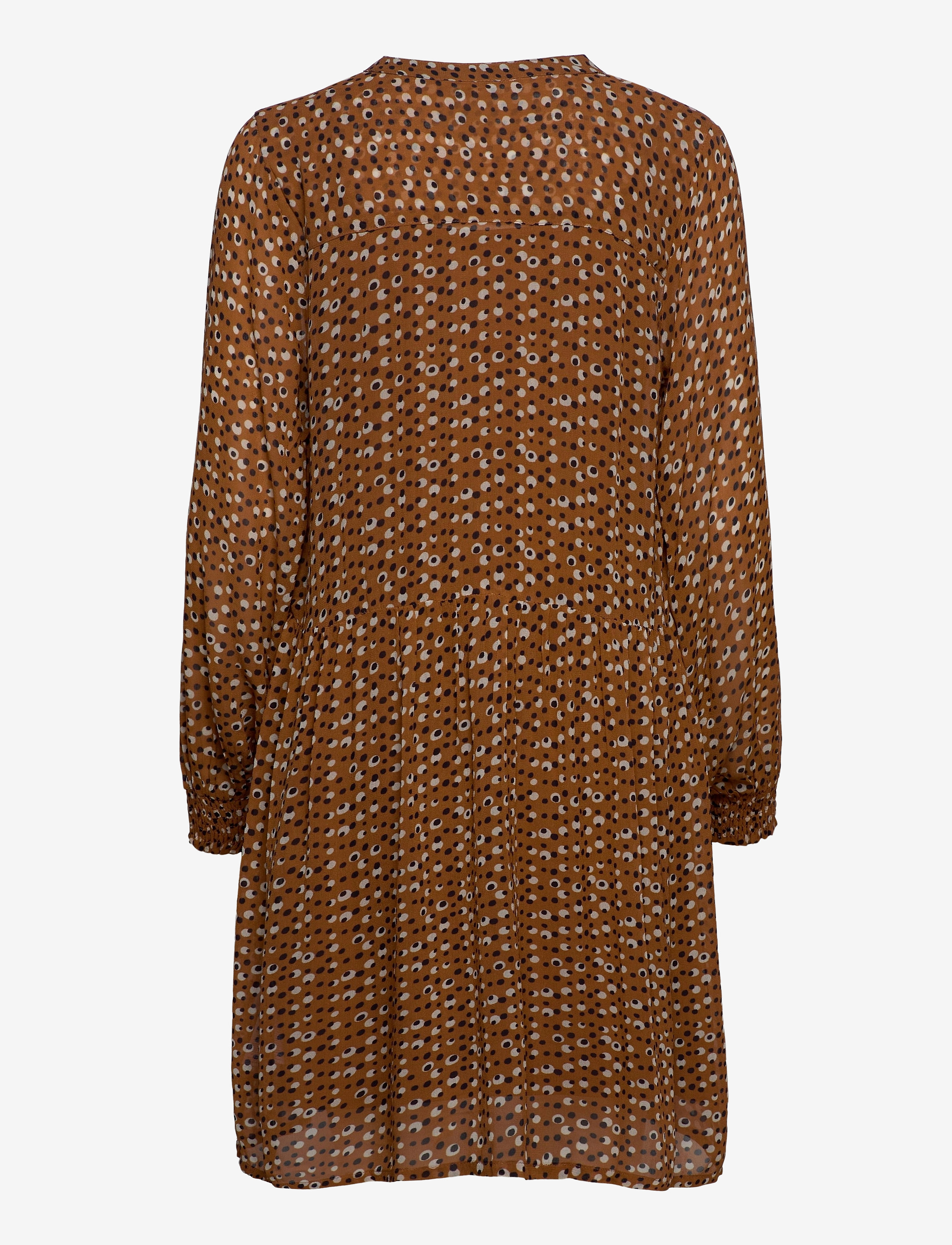 Part Two - TaniaPW DR - midikleidid - dot print, hazel brown - 1