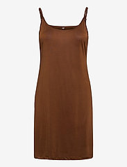 Part Two - TaniaPW DR - midi kjoler - dot print, hazel brown - 2