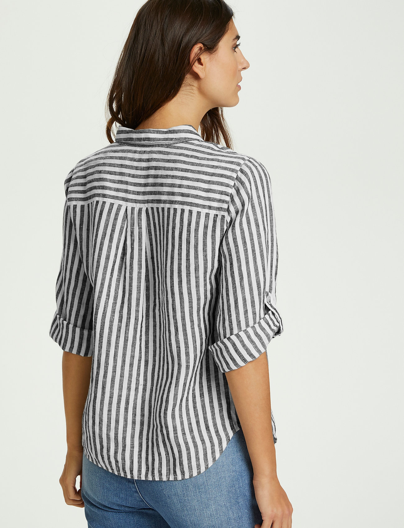 Part Two - CindiePW SH - stripe, black - 5
