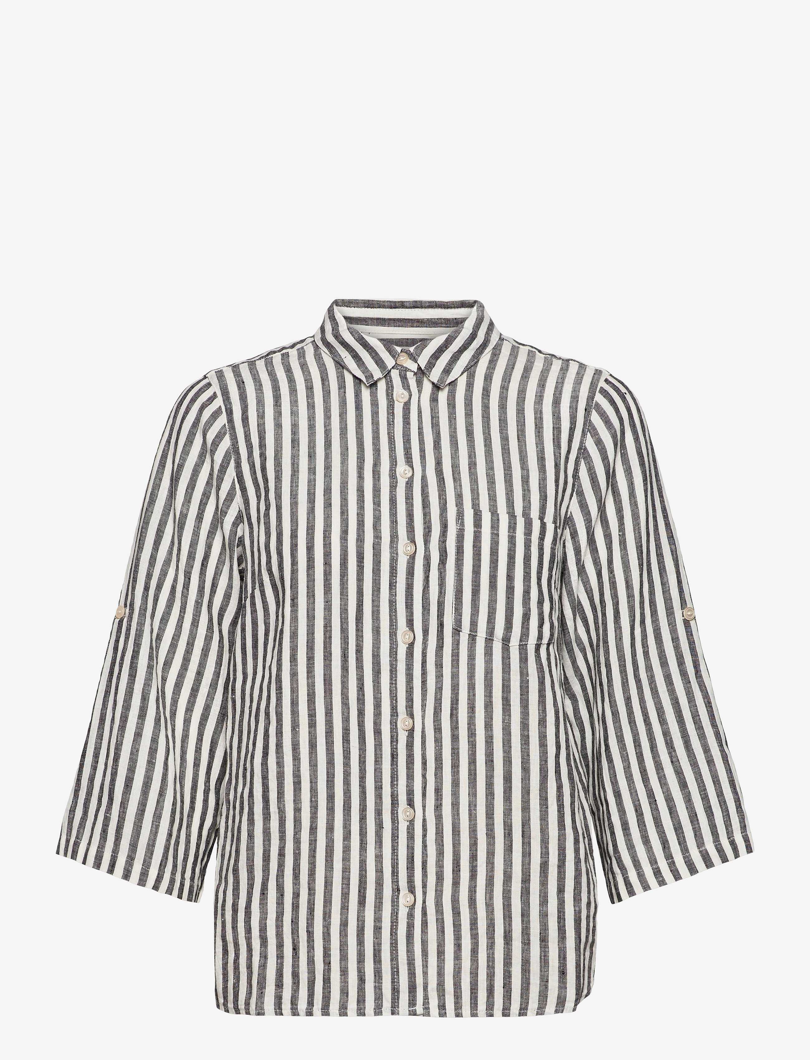 Part Two - CindiePW SH - stripe, black - 3