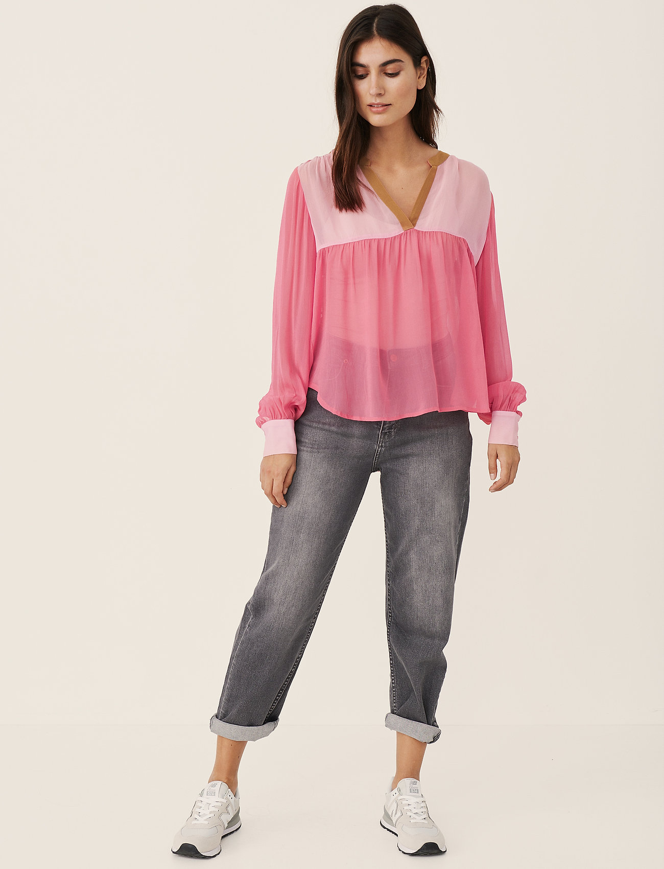 Part Two - HibaPW BL - pink colourblock - 4