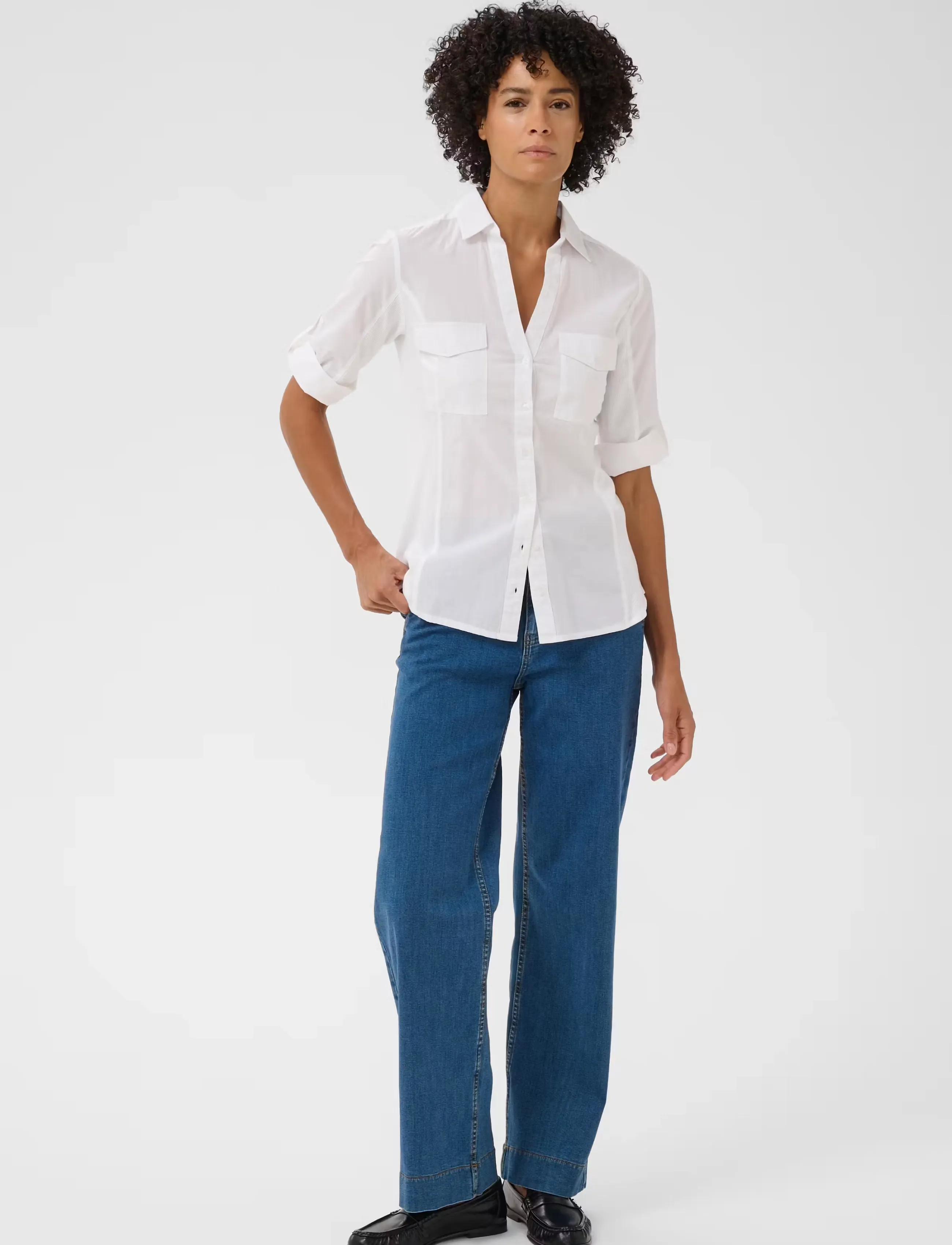 Part Two - CortniaPW Shirt - short-sleeved shirts - bright white - 0