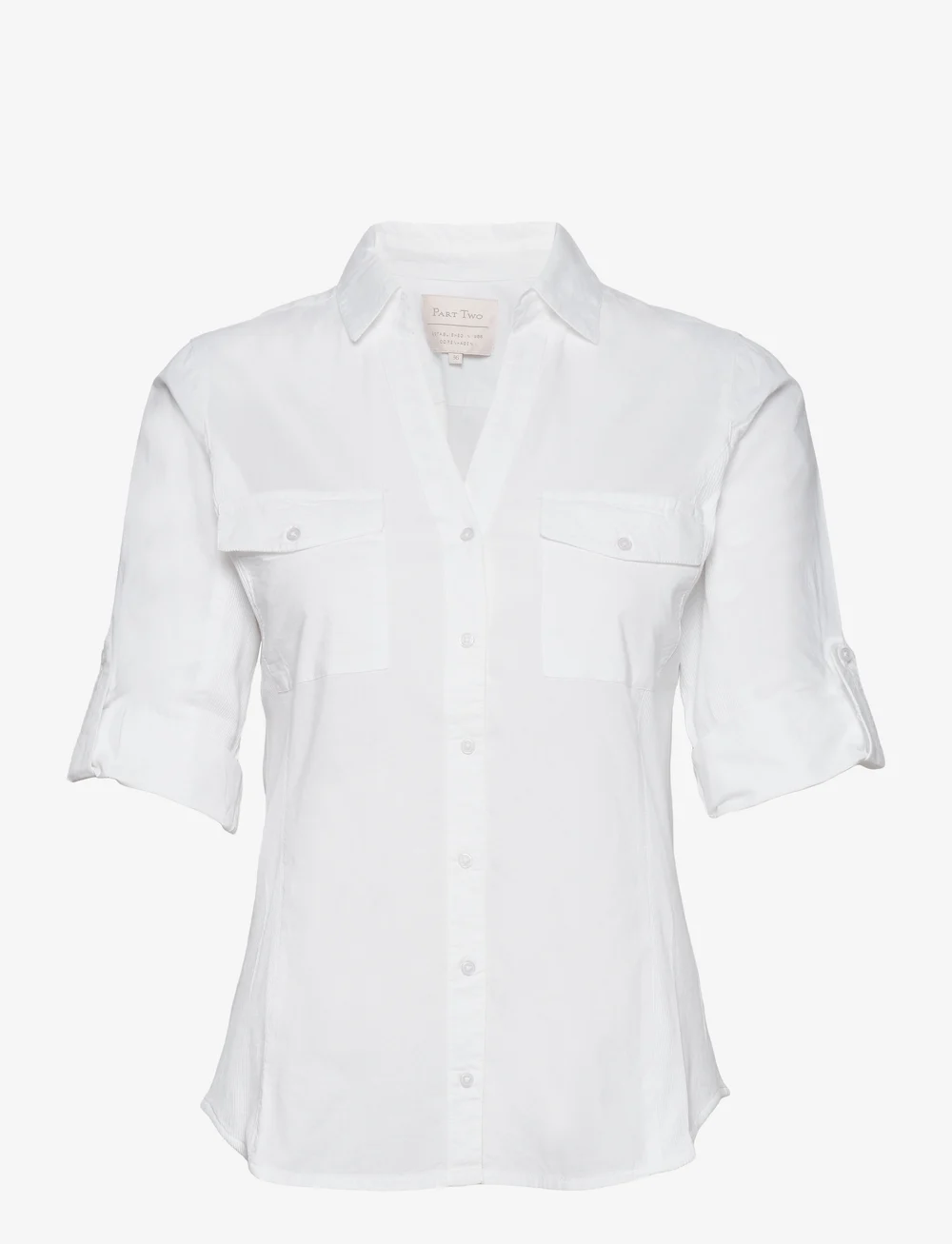 Part Two - CortniaPW SH - short-sleeved shirts - bright white - 3