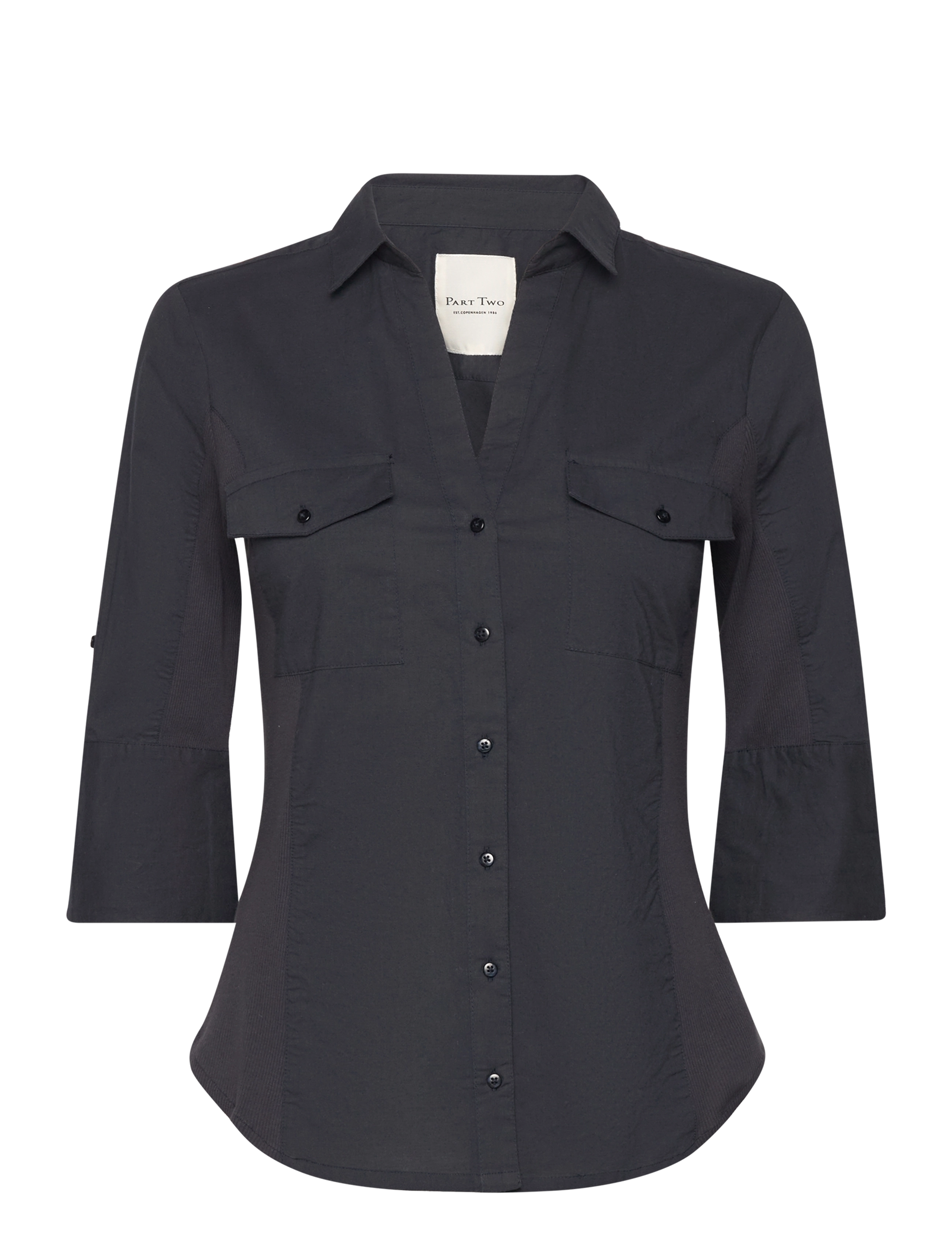 PART TWO Cortniapw Shirt Navy - 38 - Damen