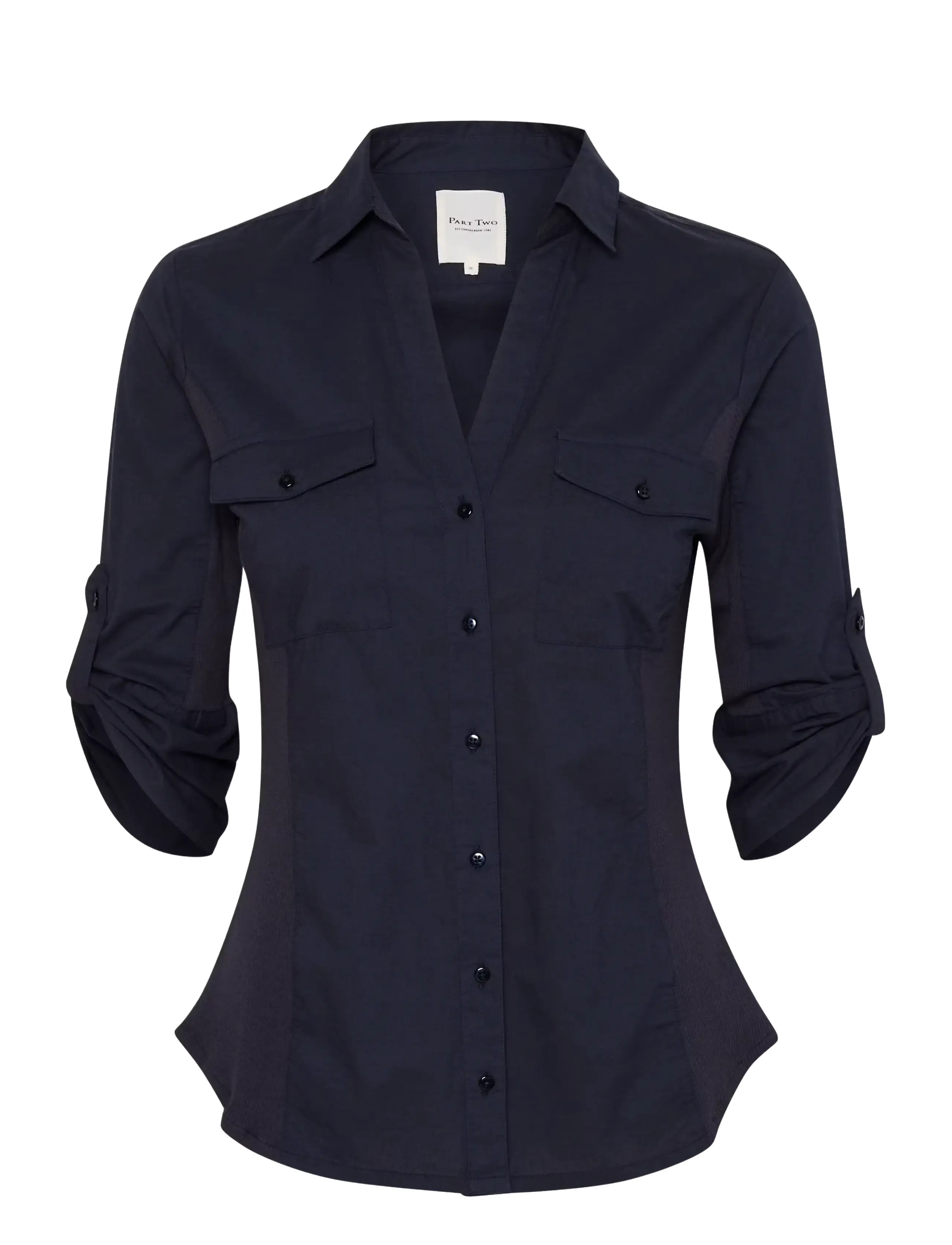 Part Two CortniaPW Shirt - Everyday Style - DARK NAVY / navy