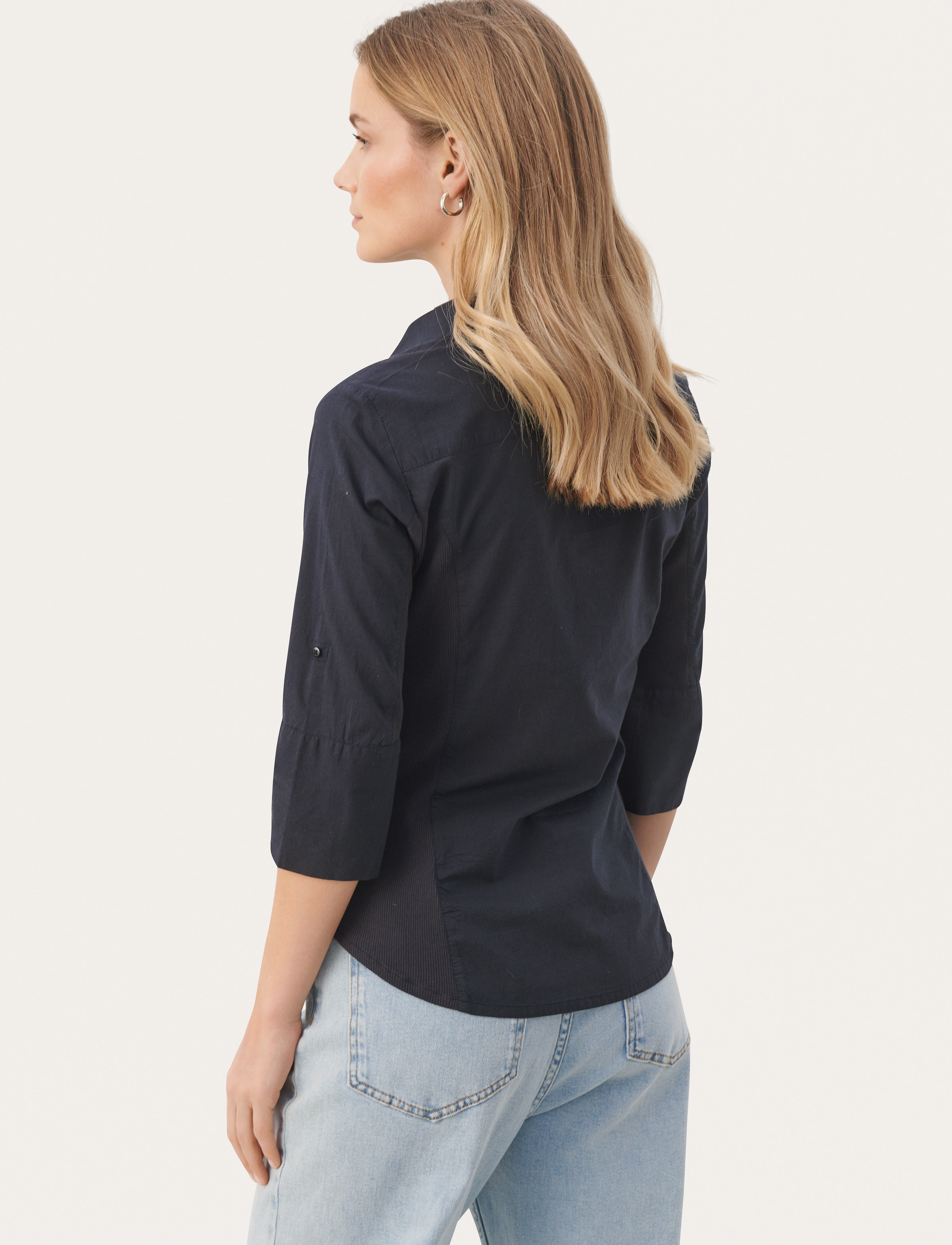Part Two - CortniaPW Shirt - short-sleeved shirts - dark navy - 5