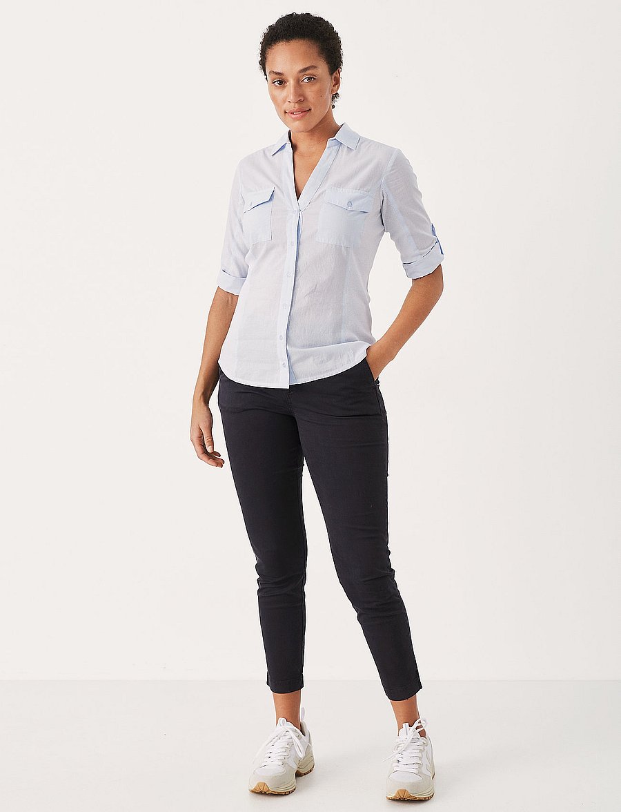 Part Two - CortniaPW Shirt - kurzärmlige hemden - heather - 5