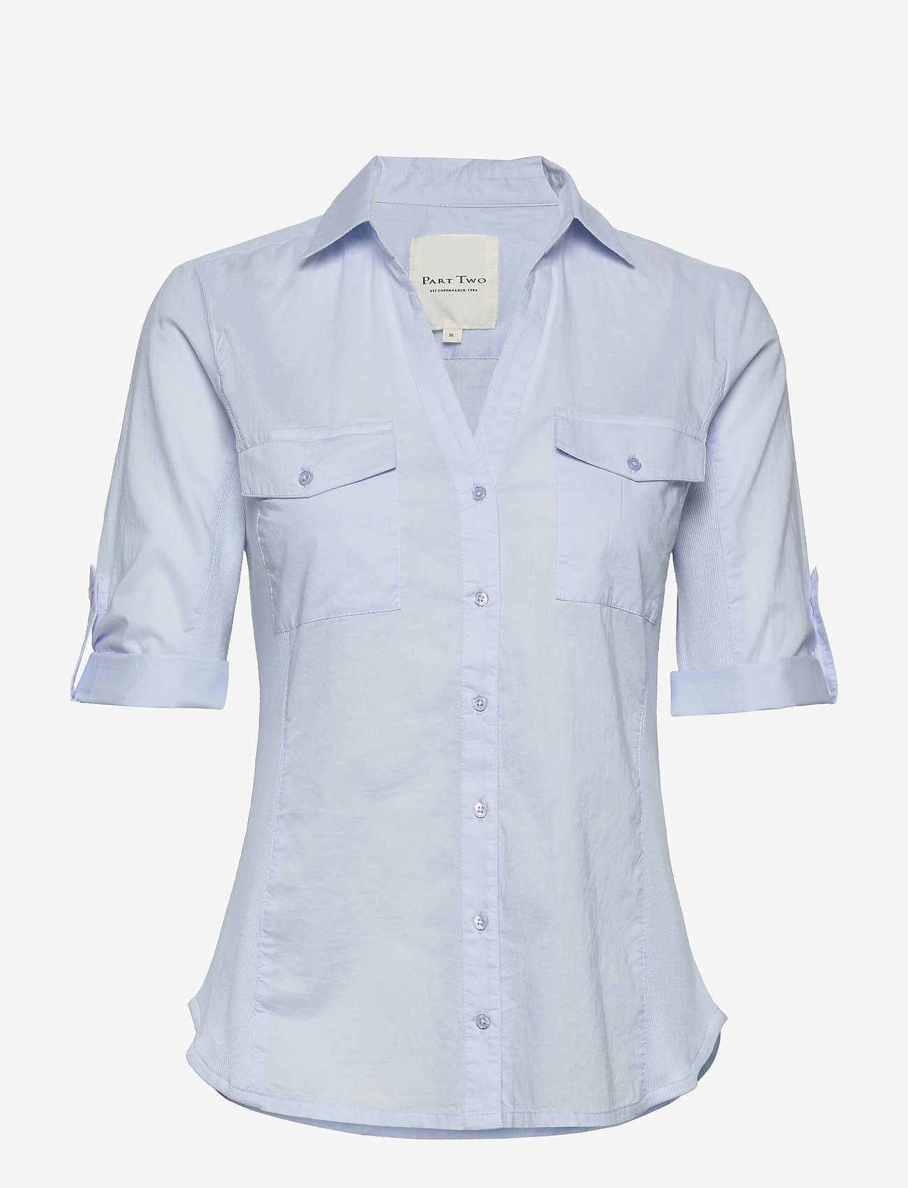 Part Two - CortniaPW SH - kortärmade skjortor - heather - 3