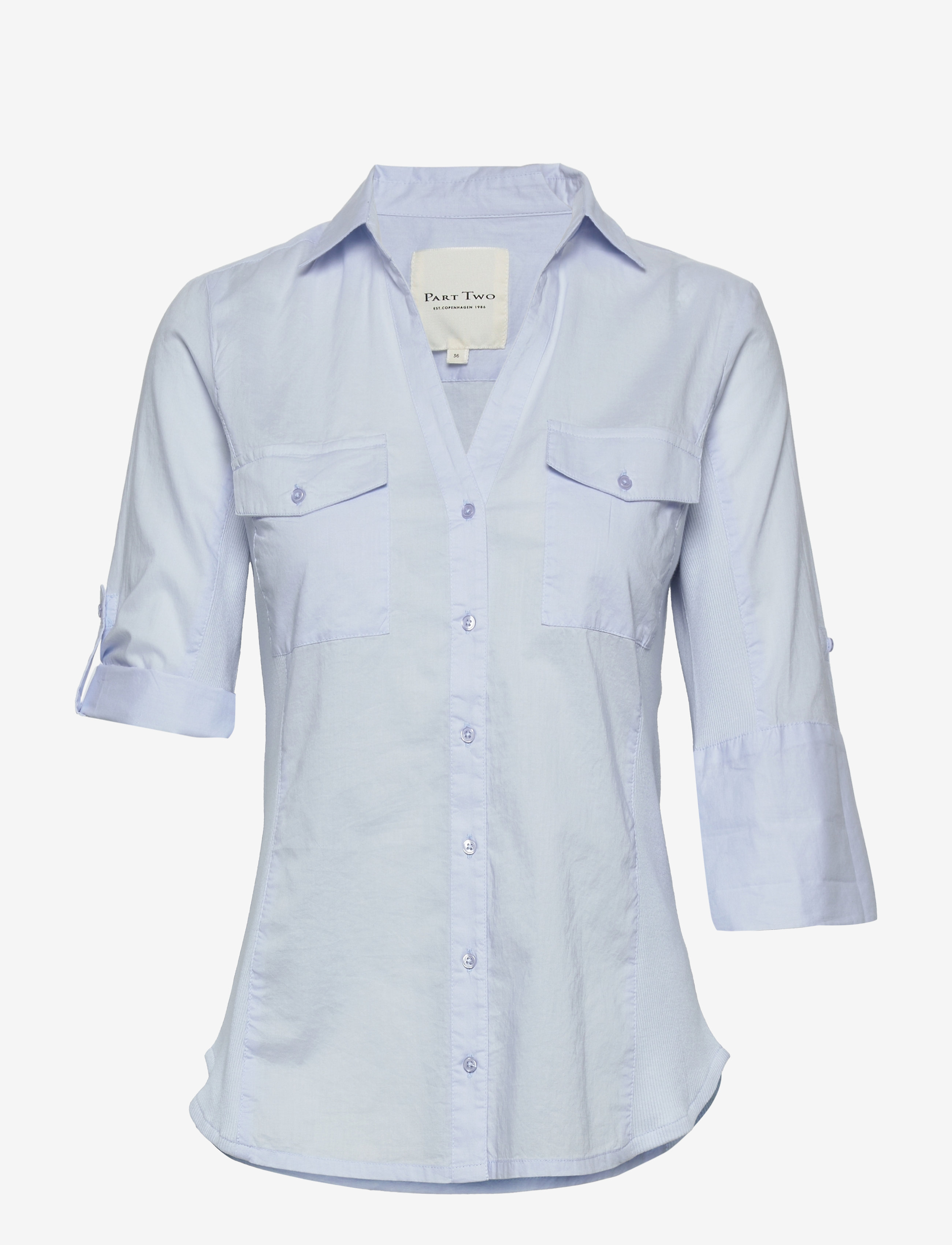 Part Two - CortniaPW Shirt - kurzärmlige hemden - heather - 4