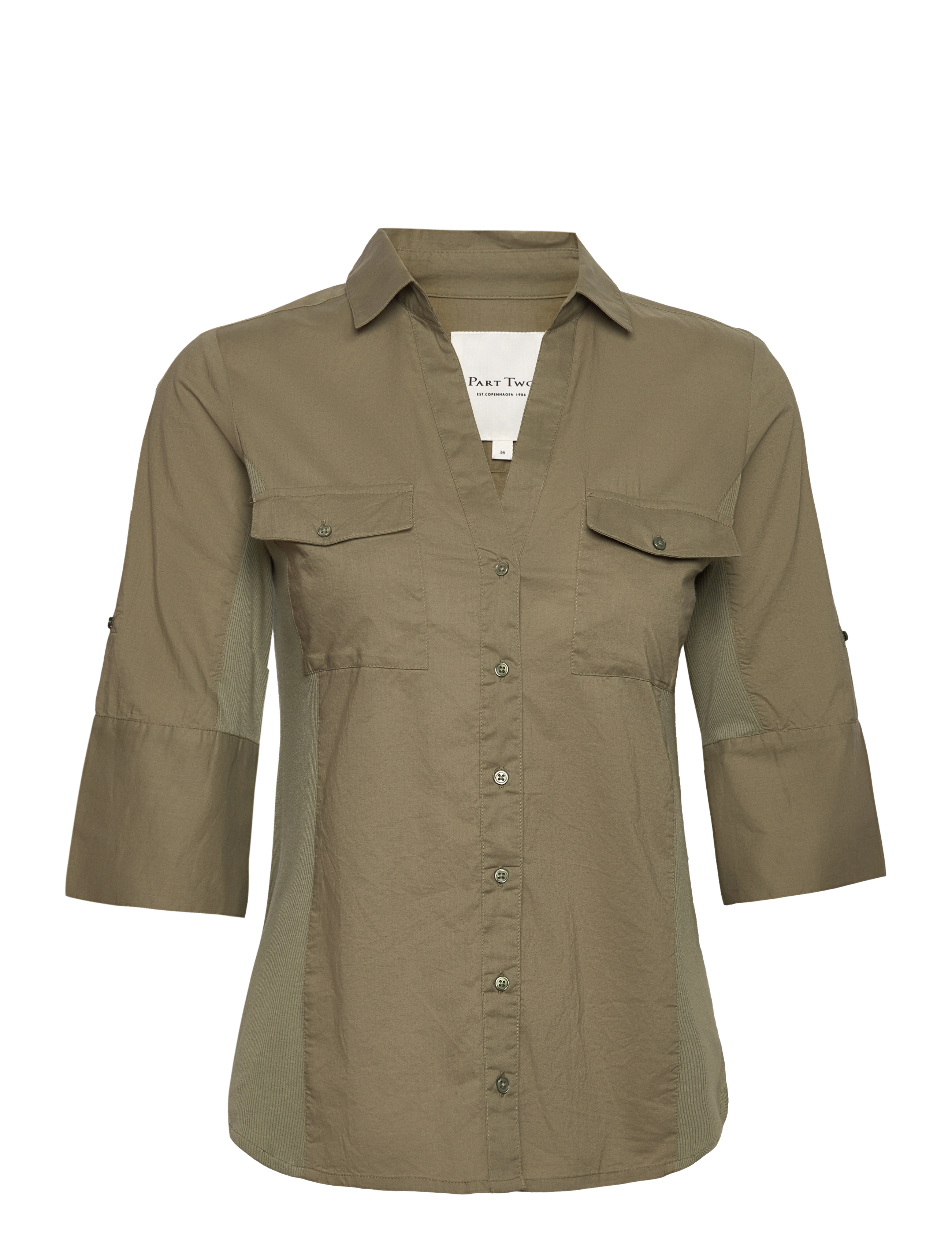 Part Two CortniaPW Shirt - Kampagne - KALAMATA / khaki/green