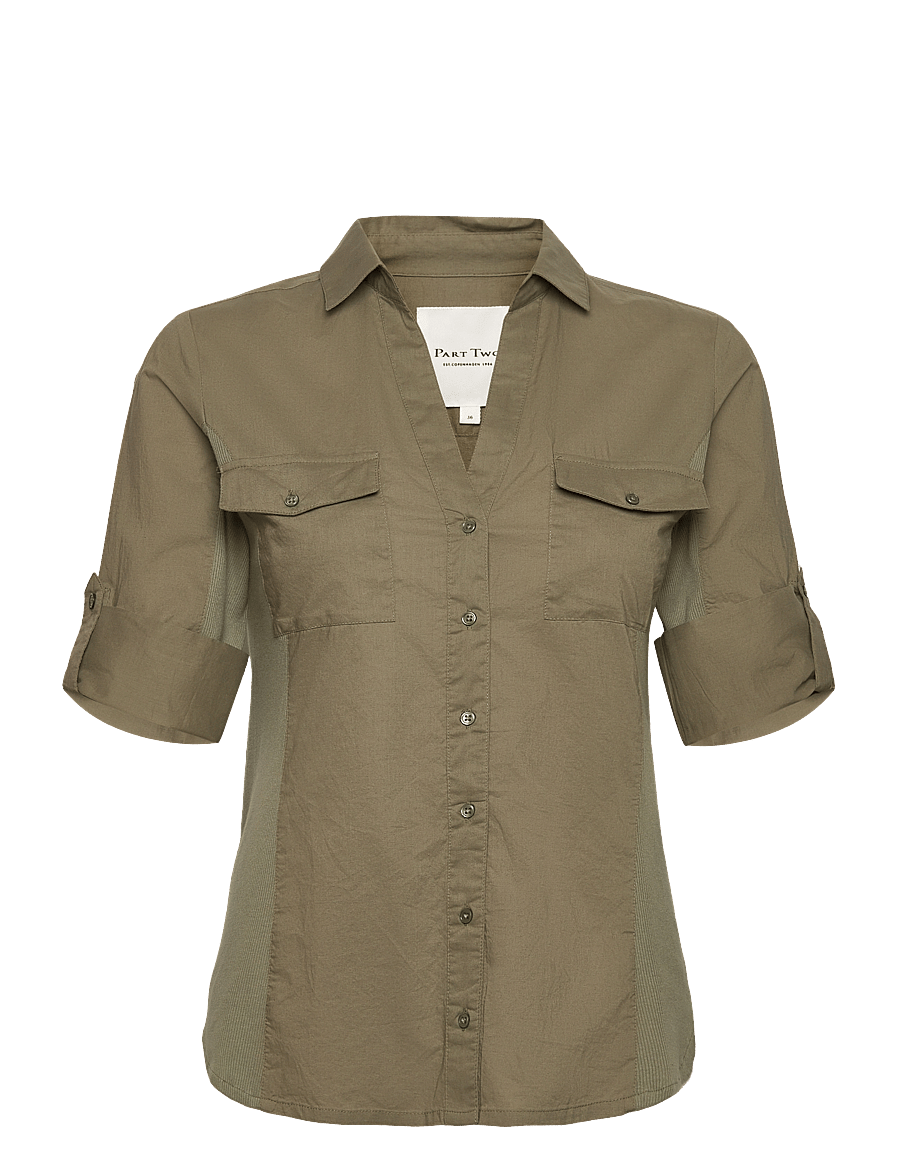 Part Two - CortniaPW Shirt - chemises à manches courtes - kalamata - 3