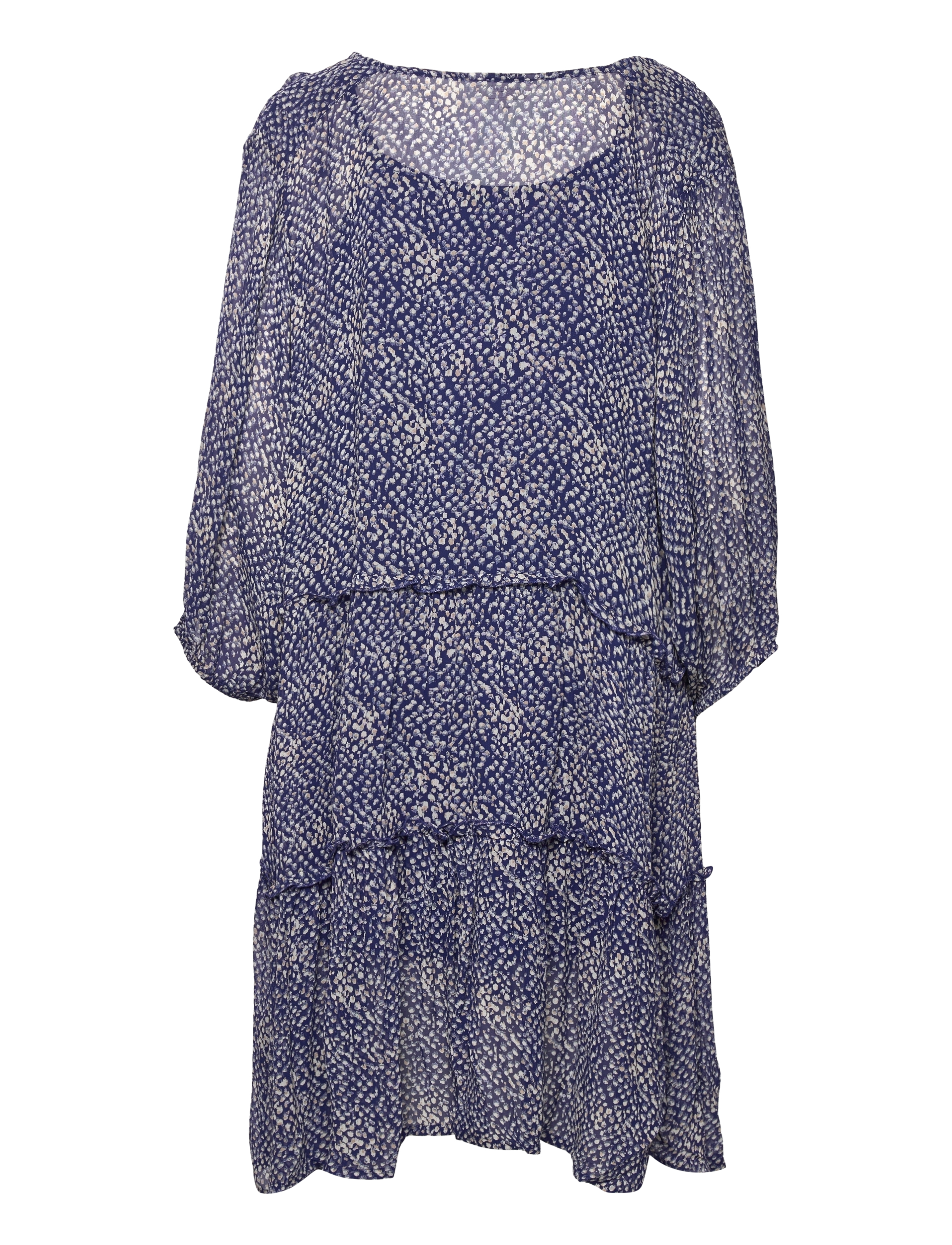 Part Two - HawraPW DR - korte kjoler - blueprint blurred dot print - 1