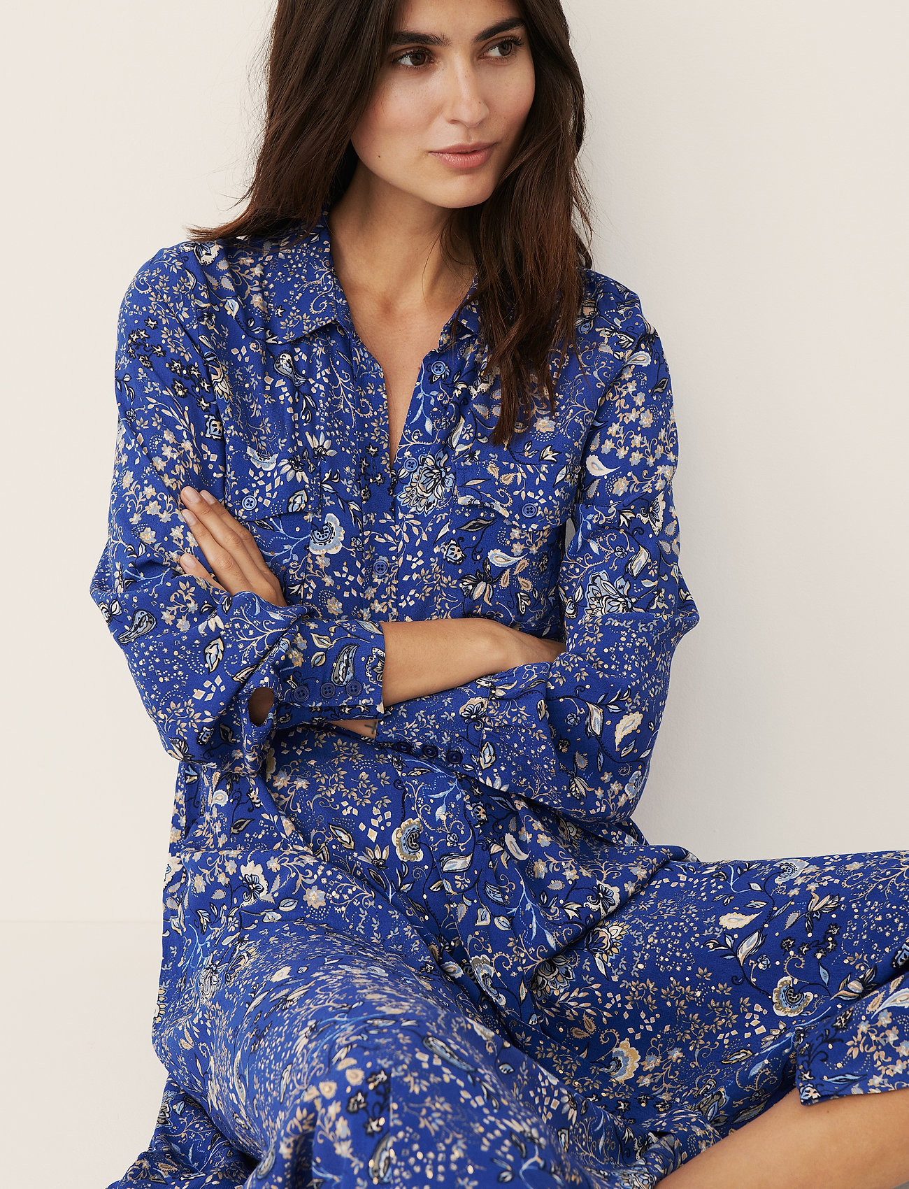 Part Two - TruePW DR - paisley flower, deep ultramari - 4