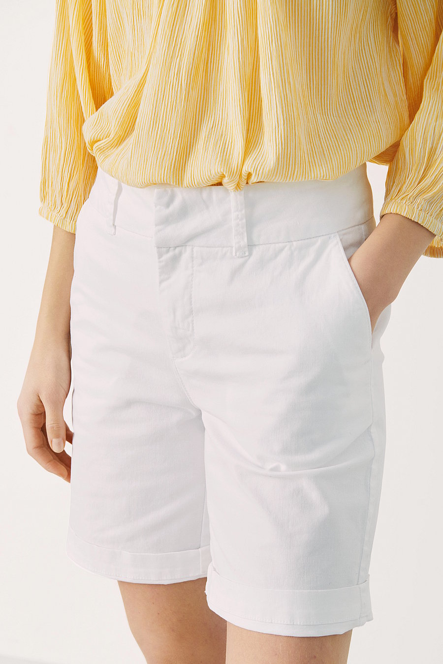 Part Two - SoffasPW SHO - bermudashorts - bright white - 5