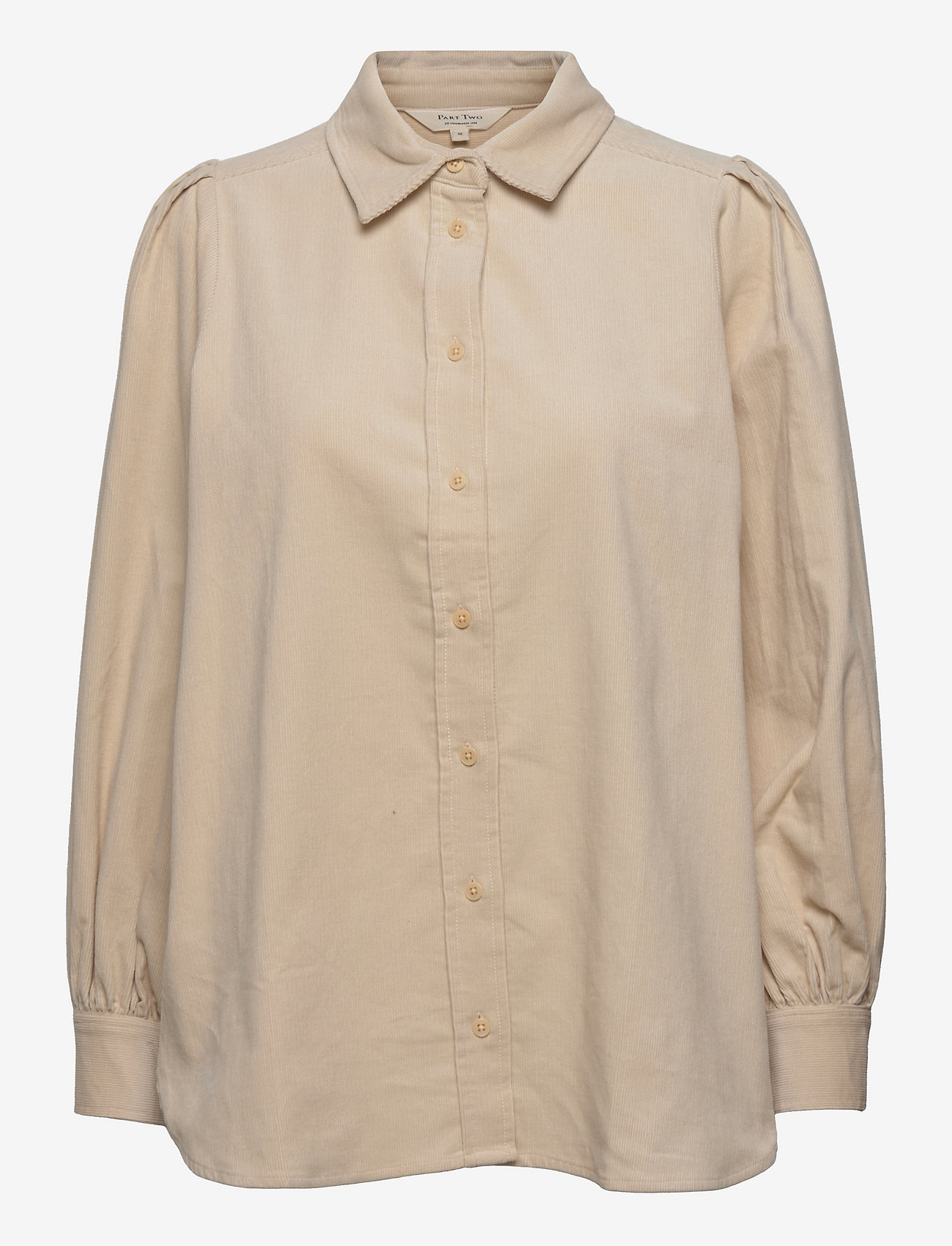 Part Two - KesaPW SH - langærmede skjorter - whitecap gray - 0