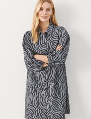 Part Two - EleinaPW DR - shirt dresses - stormy weather zebra print - 0