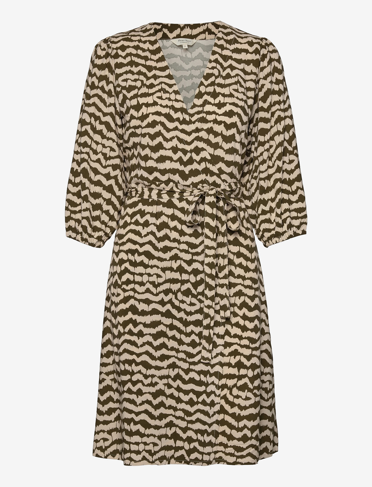 Part Two - TonjaPW DR - wickelkleider - ikat print, beech - 0
