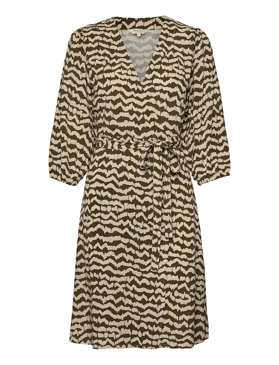 Part Two - TonjaPW DR - robes portefeuille - ikat print, beech - 0