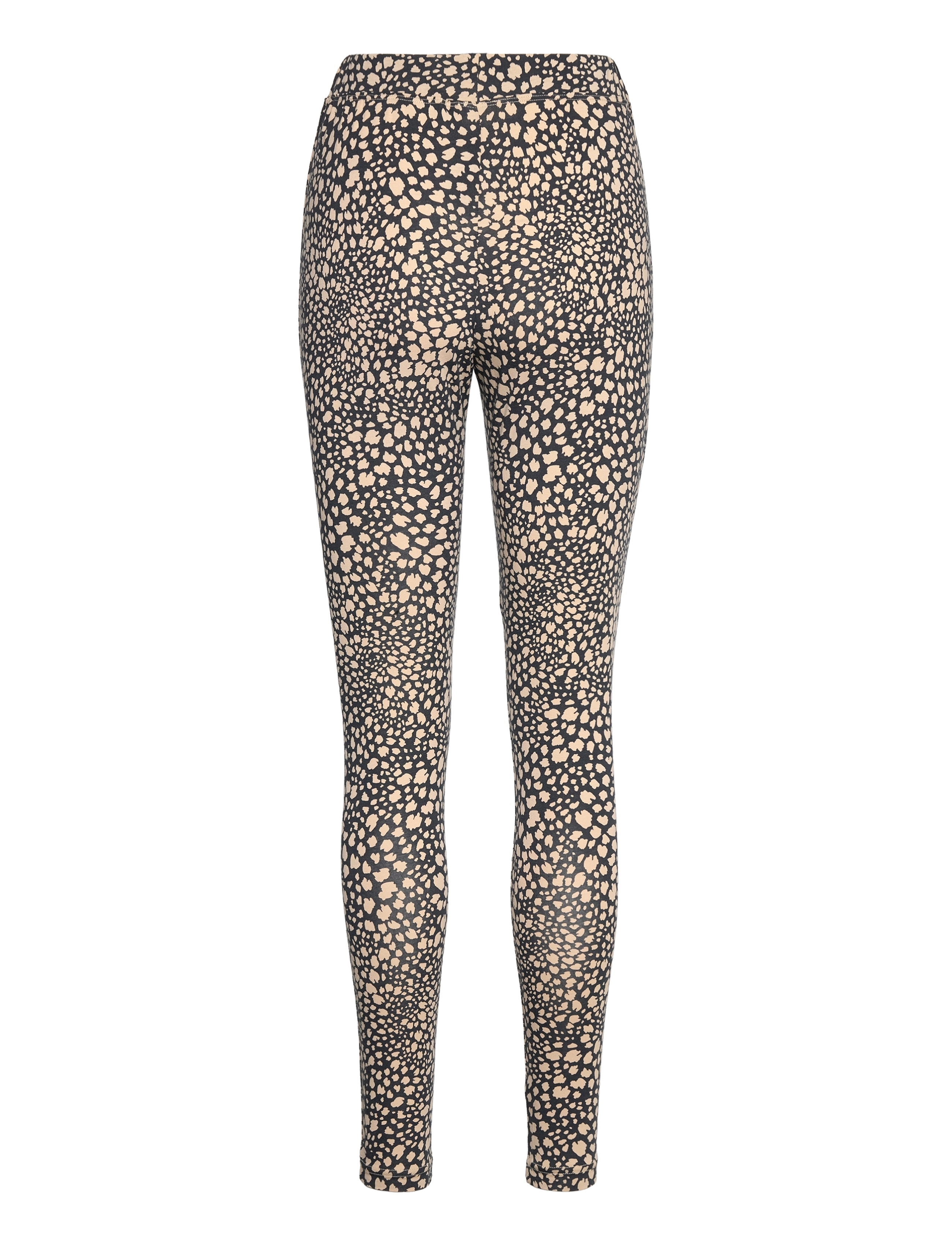 Part Two - LilaPW LE - leggings - black leo leaf print - 1