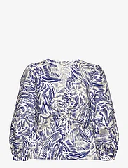 Part Two - MeliaPW BL - blouses met lange mouwen - blue wing print - 0