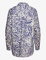 Part Two - MiannaPW SH - long-sleeved shirts - blue wing print - 1