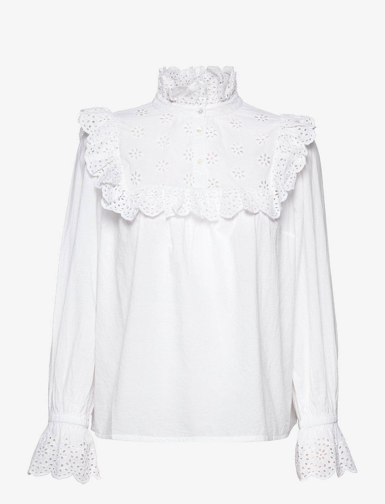 Part Two - NileaPW SH - langærmede bluser - bright white - 0