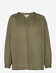 Part Two - NiellaPW SH - long-sleeved blouses - deep lichen green - 0