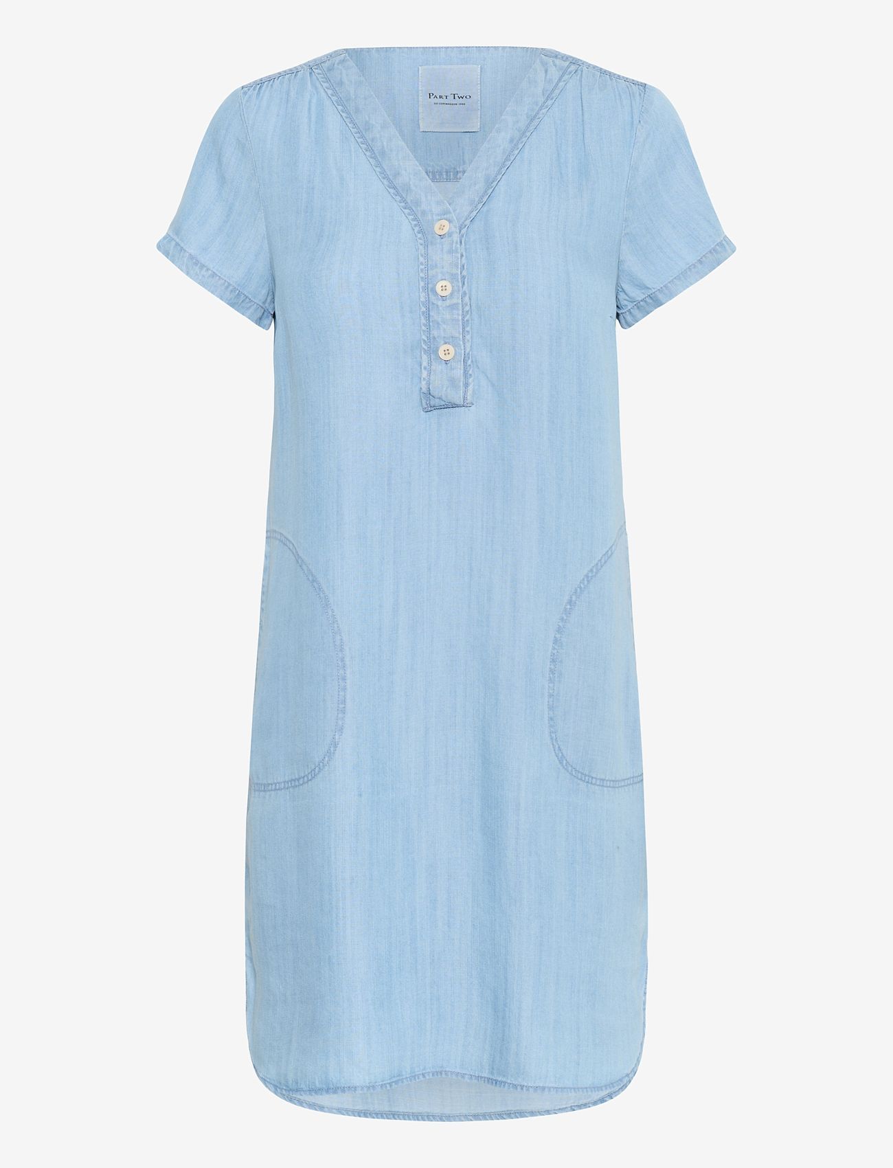 Part Two - KaminasPW DR - jeanskleider - light blue denim - 0