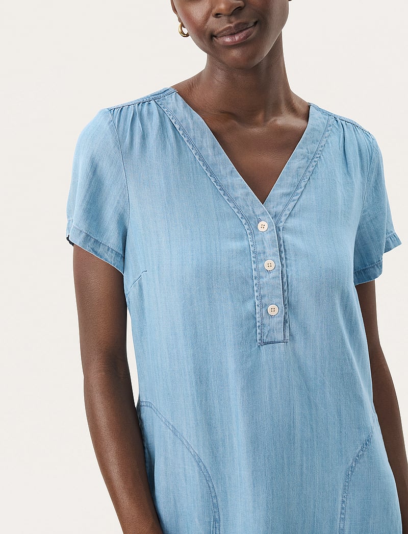 Part Two - KaminasPW DR - denimkjoler - light blue denim - 5