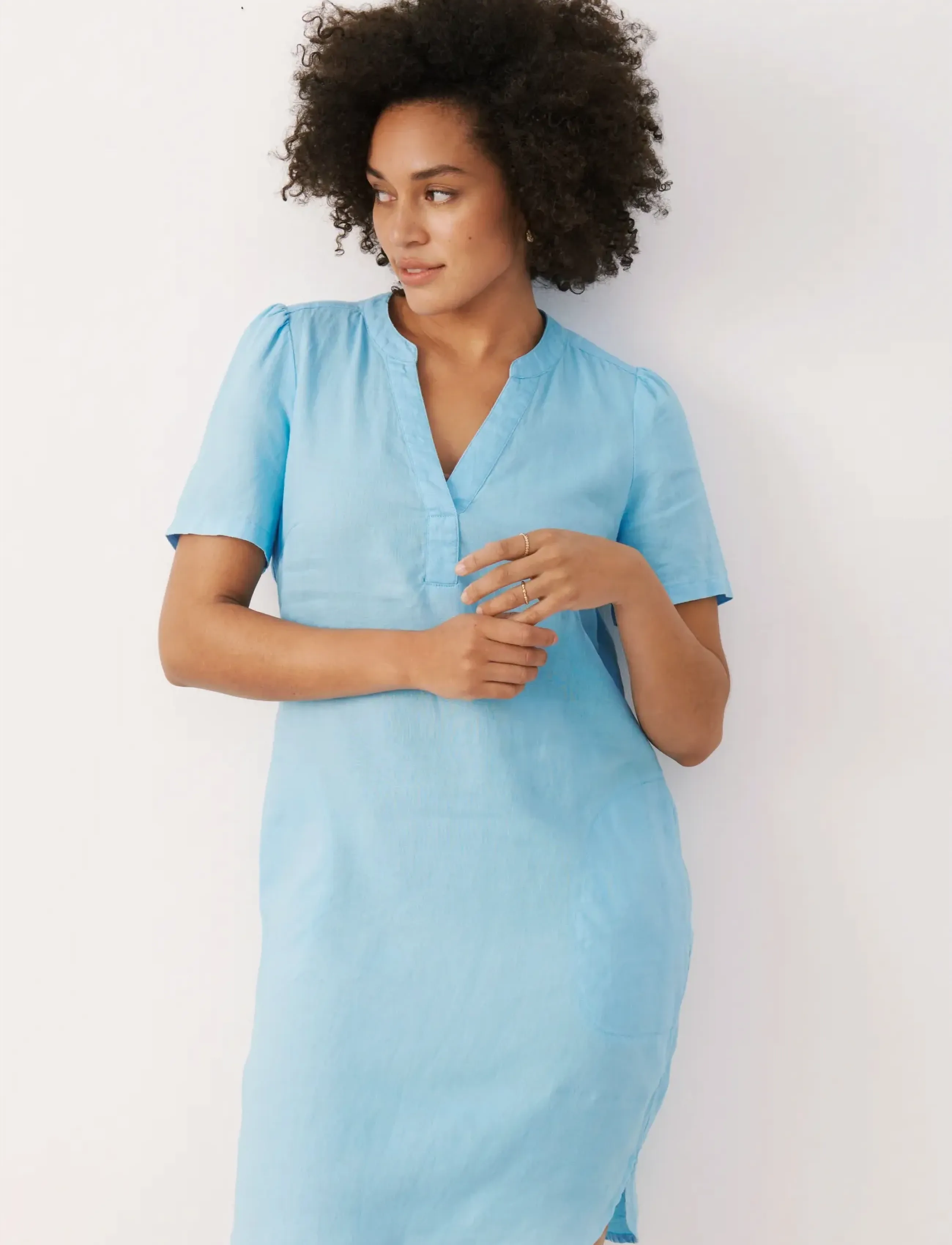 Part Two Aminasepw Dress, 36, Blue, Kjoler > Kort Kjole, Dame