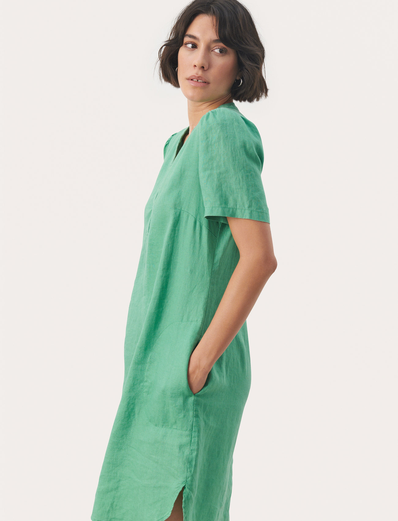 Part Two - AminasePW DR - skjortklänningar - green spruce - 0
