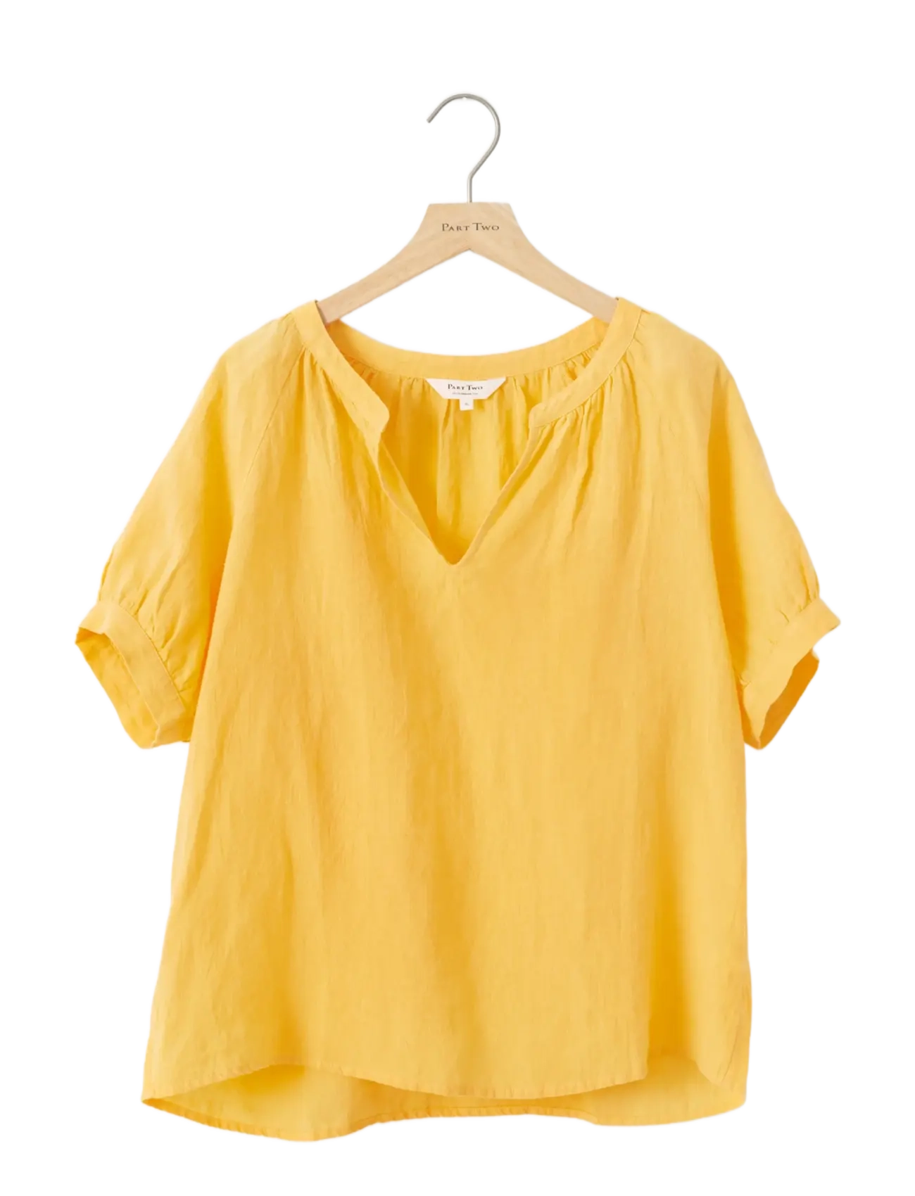 Part Two - PopsyPW BL - kortärmade blusar - amber yellow - 3