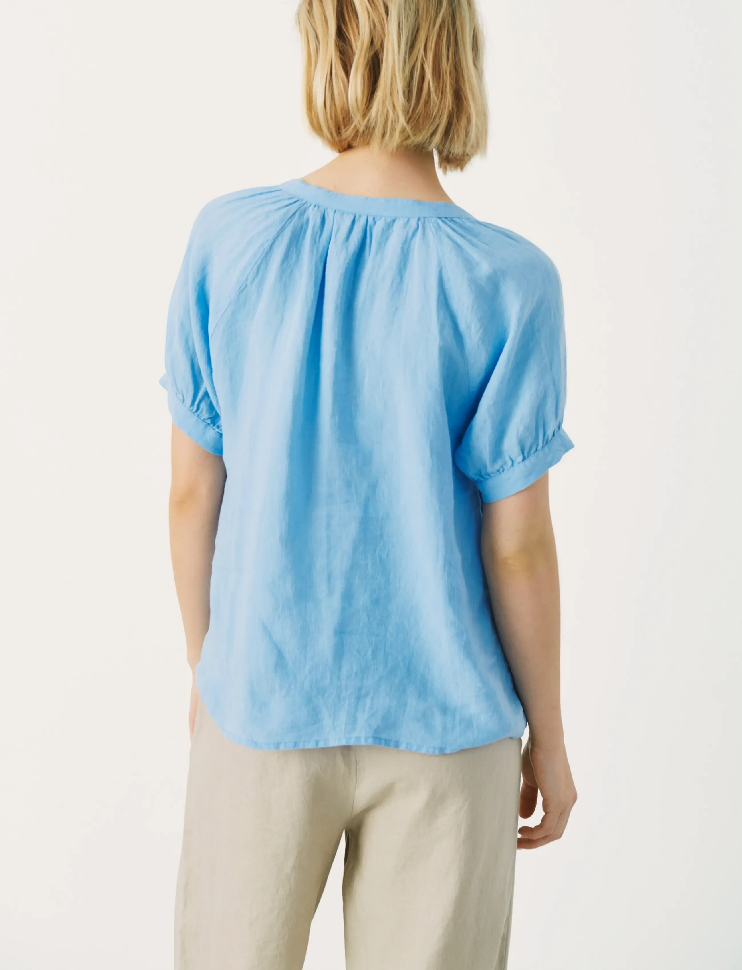 Part Two - PopsyPW BL - kortärmade blusar - dusk blue - 4